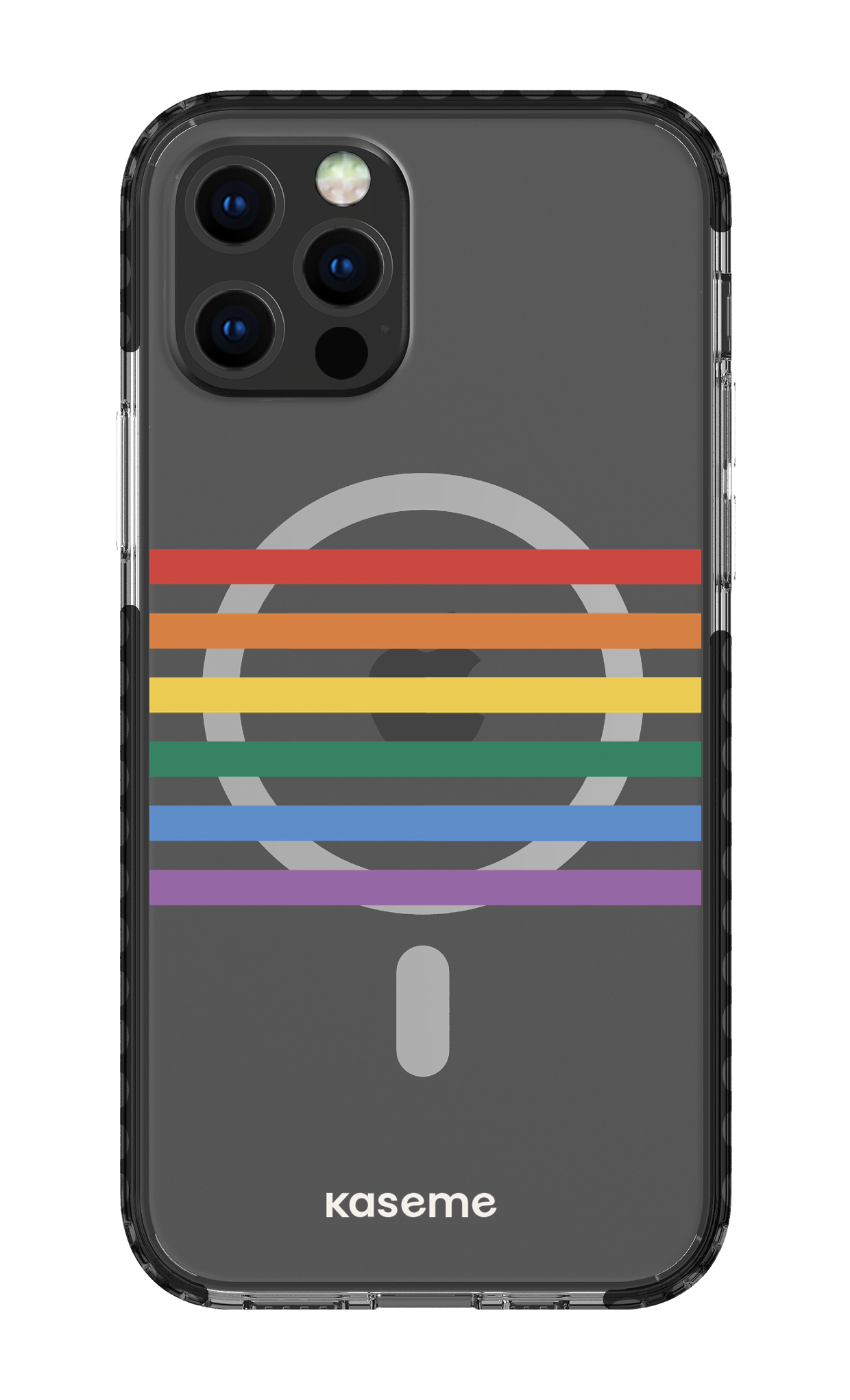 iPhone 12 Pro Clear Case Magsafe - Black Out and proud clear case -