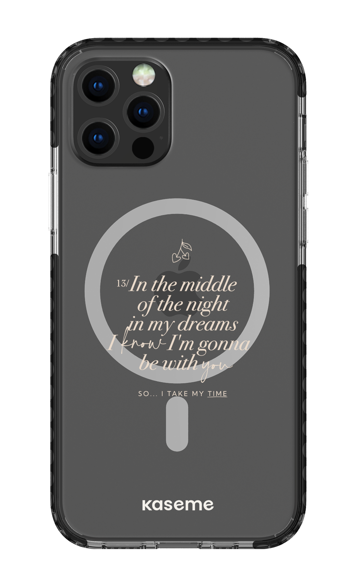 iPhone 12 Pro Clear Case Magsafe - Black Ready For It Clear Case -