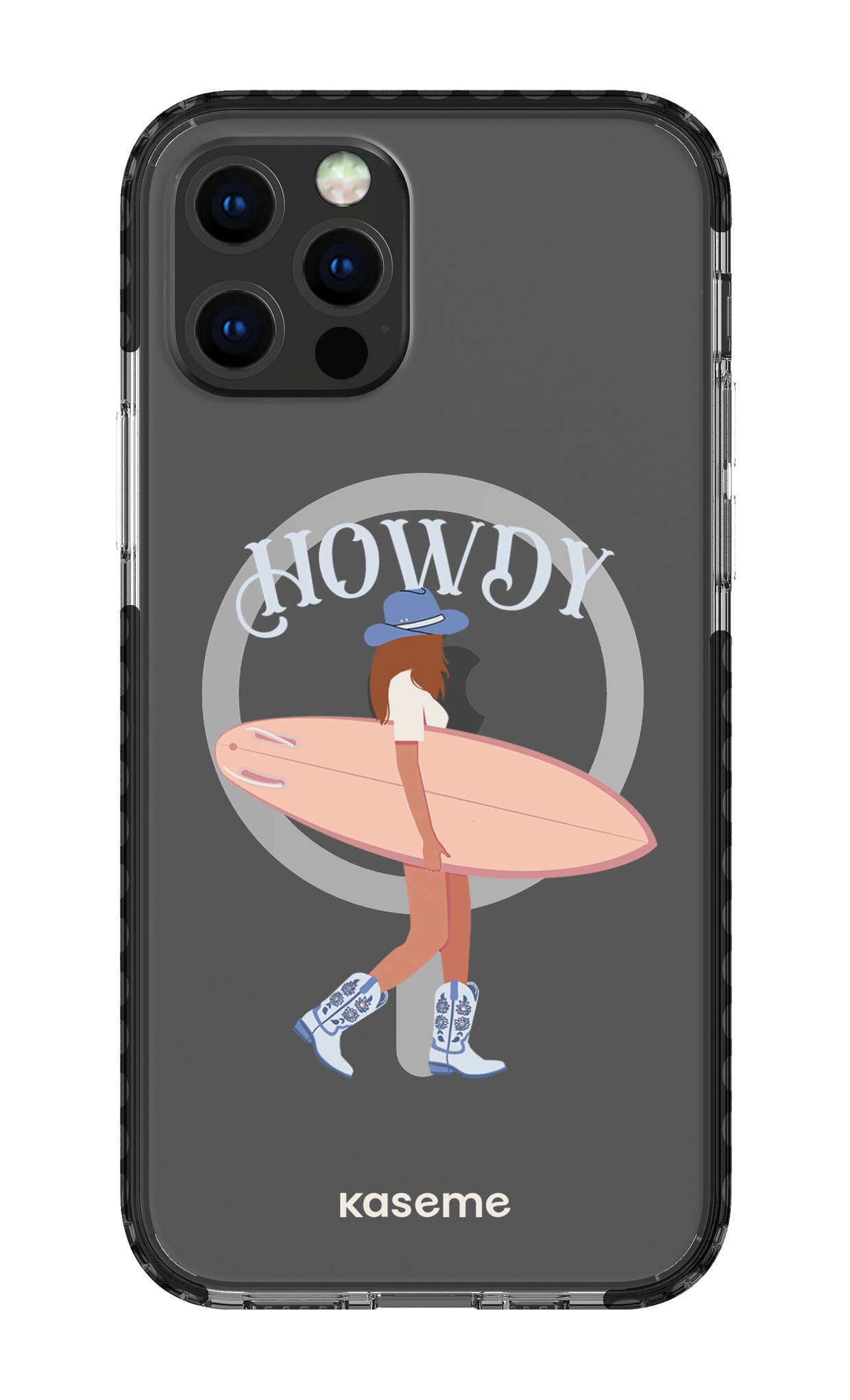 iPhone 12 Pro Clear Case Magsafe - Black Westsea Clear Case -