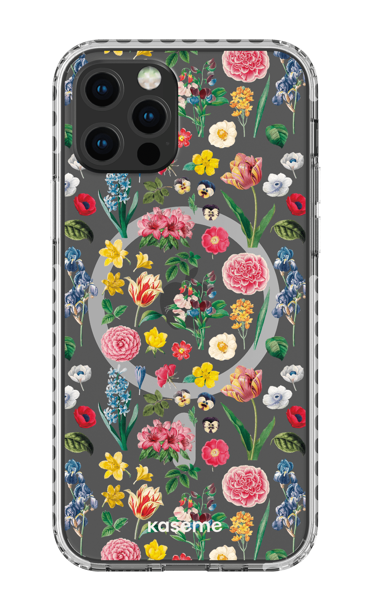 iPhone 12 Pro Clear Case Magsafe - White Amelia Clear Case -