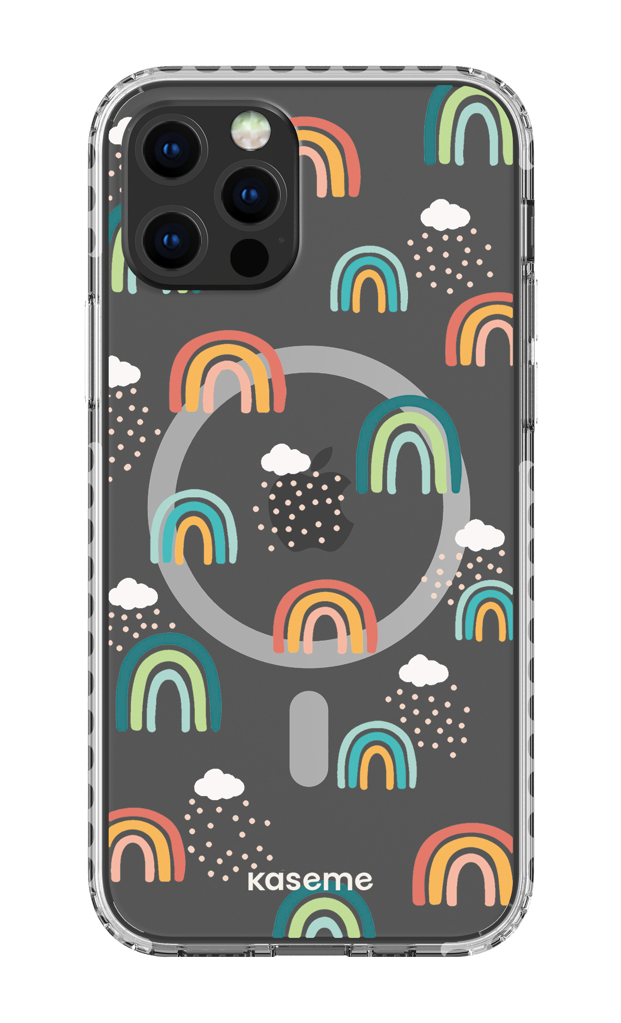 iPhone 12 Pro Clear Case Magsafe - White Be You Clear Case -