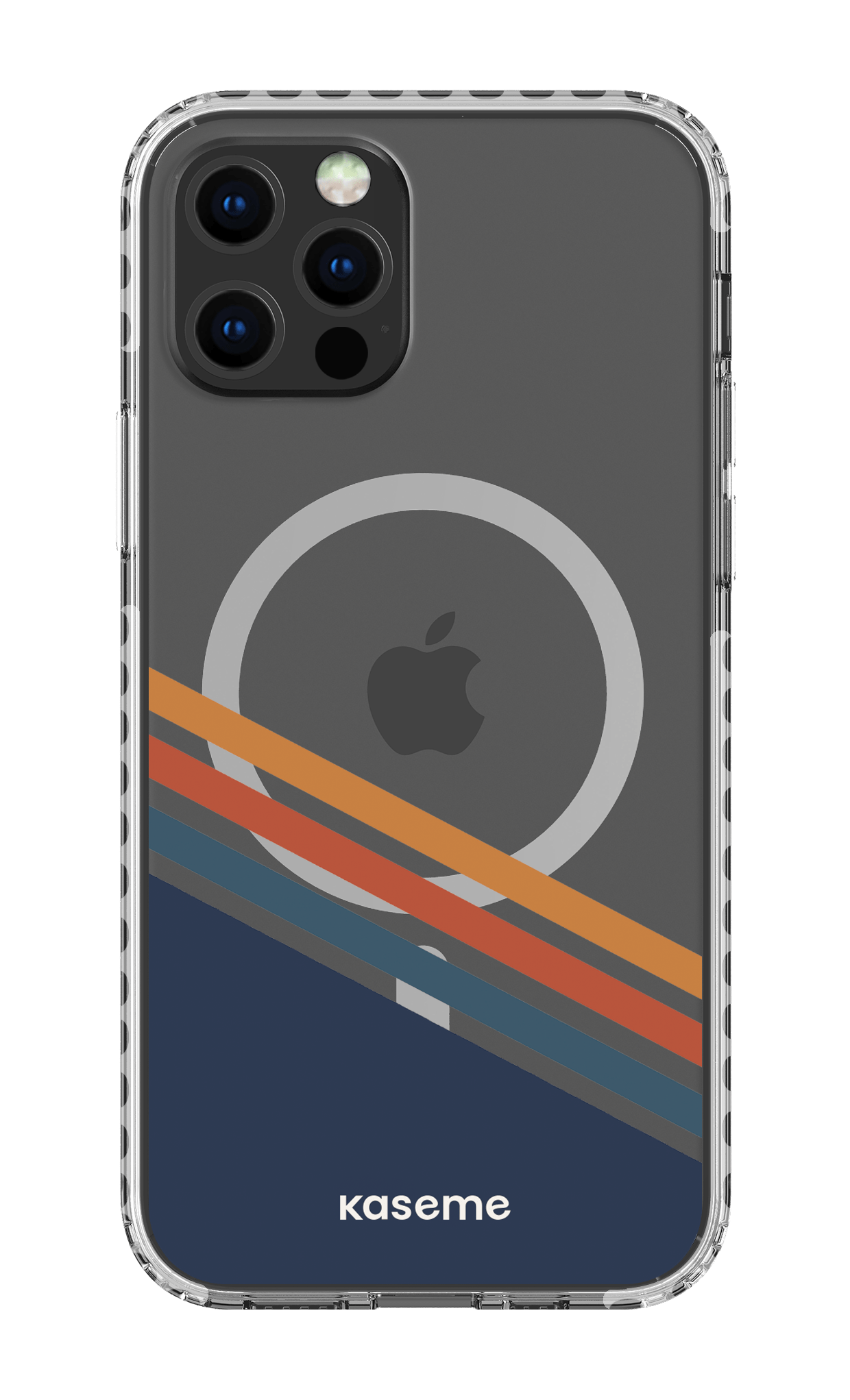 iPhone 12 Pro Clear Case Magsafe - White Bitter Clear Case -