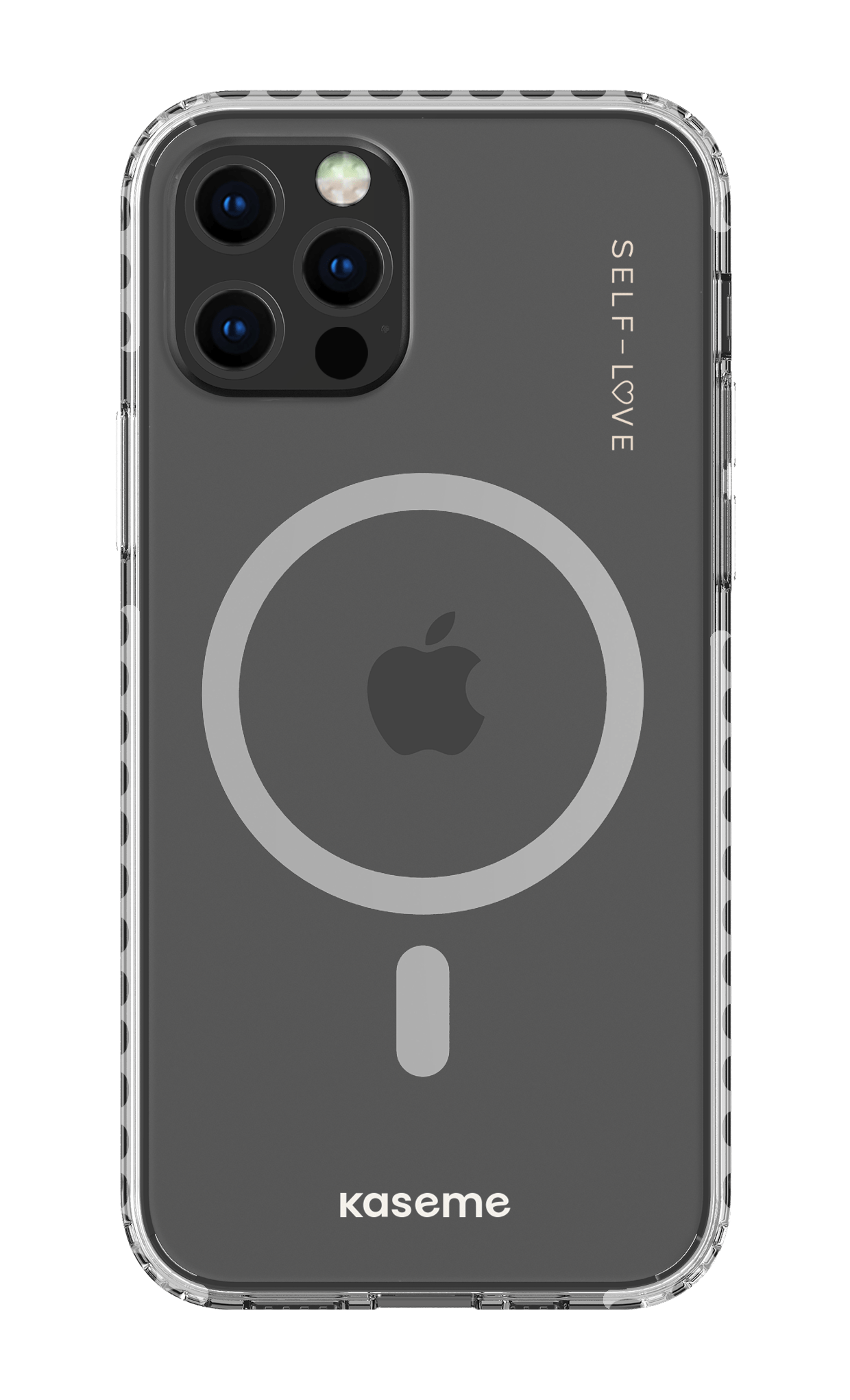 iPhone 12 Pro Clear Case Magsafe - White Forevermore Clear Case -