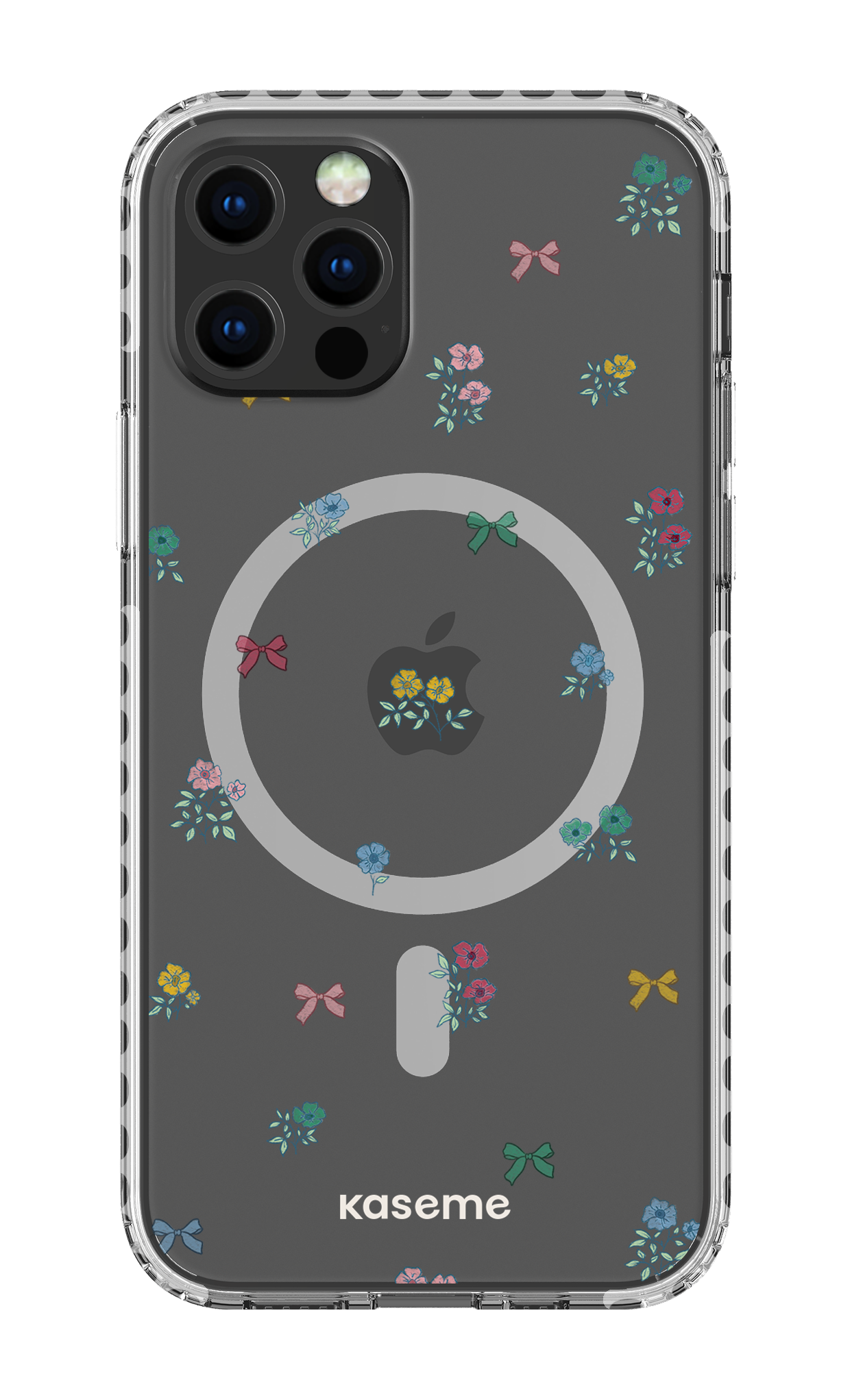 iPhone 12 Pro Clear Case Magsafe - White Graceful Clear Case -