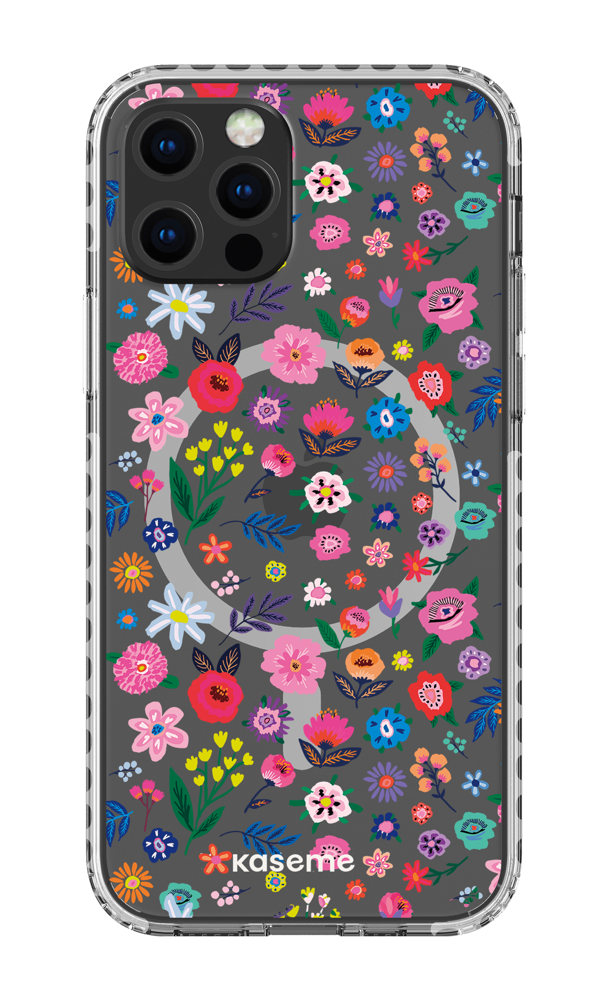 iPhone 12 Pro Clear Case Magsafe - White Hallucinate Clear Case -