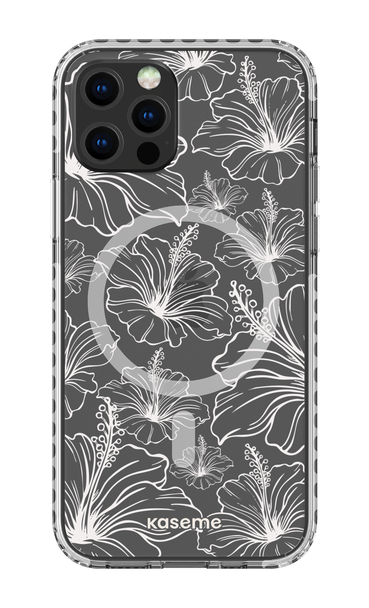 iPhone 12 Pro Clear Case Magsafe - White Kahala Clear Case -