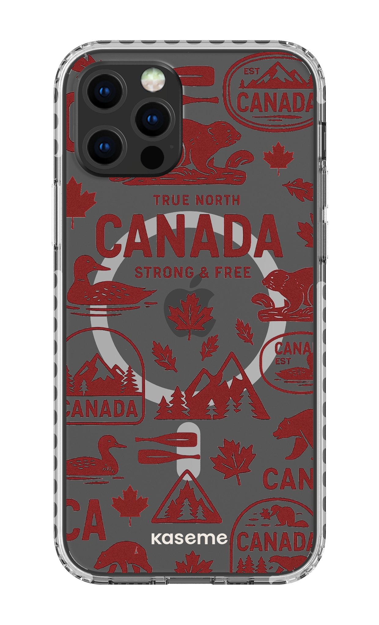 iPhone 12 Pro Clear Case Magsafe - White Oh Canada -