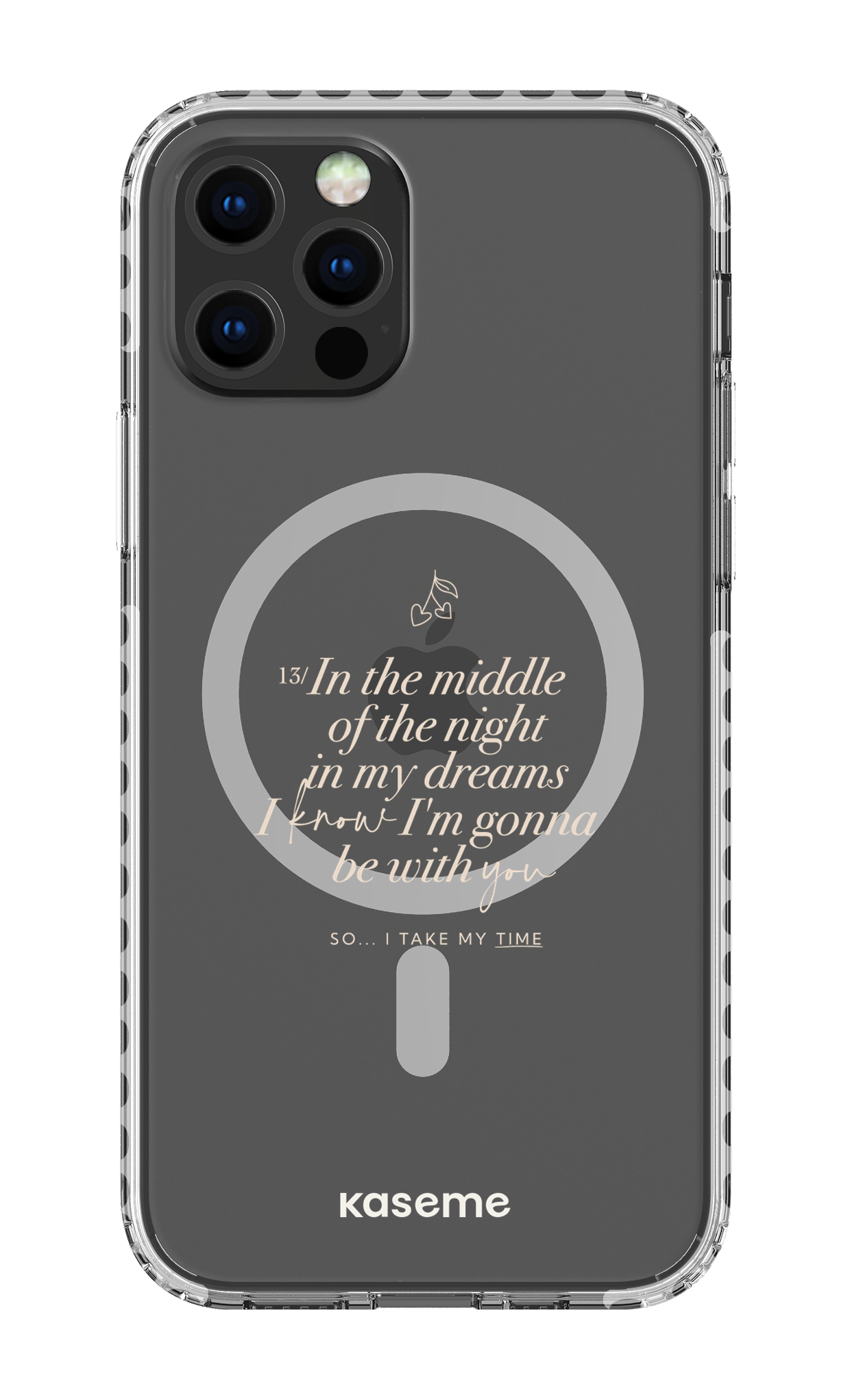 iPhone 12 Pro Clear Case Magsafe - White Ready For It Clear Case -