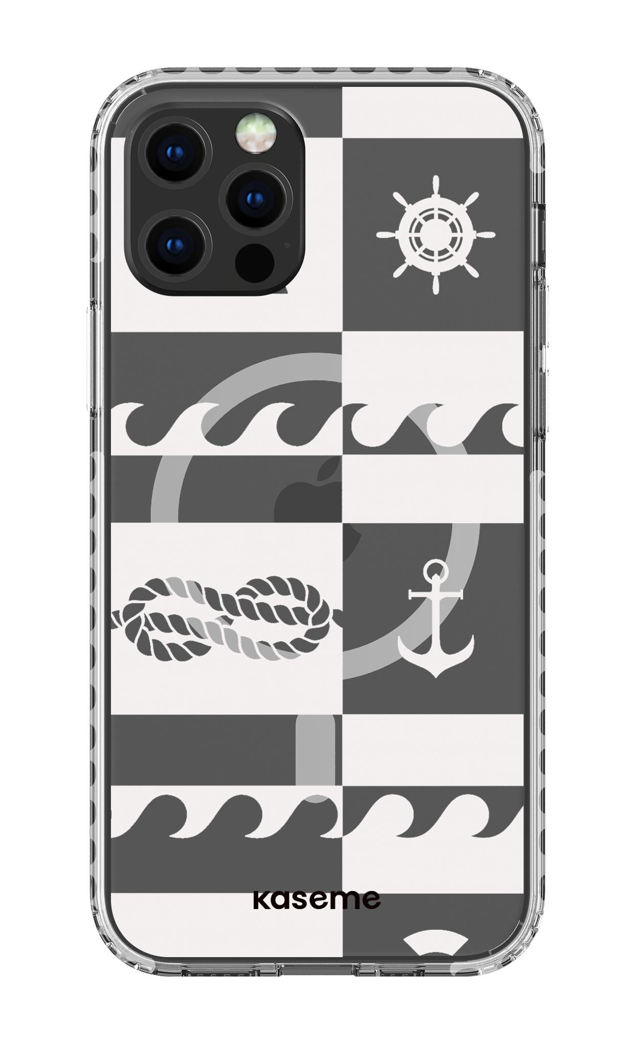 iPhone 12 Pro Clear Case Magsafe - White Sail Clear Case -