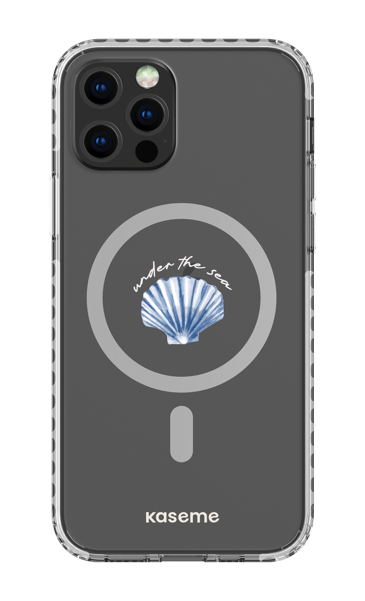 iPhone 12 Pro Clear Case Magsafe - White Sealia Clear Case -