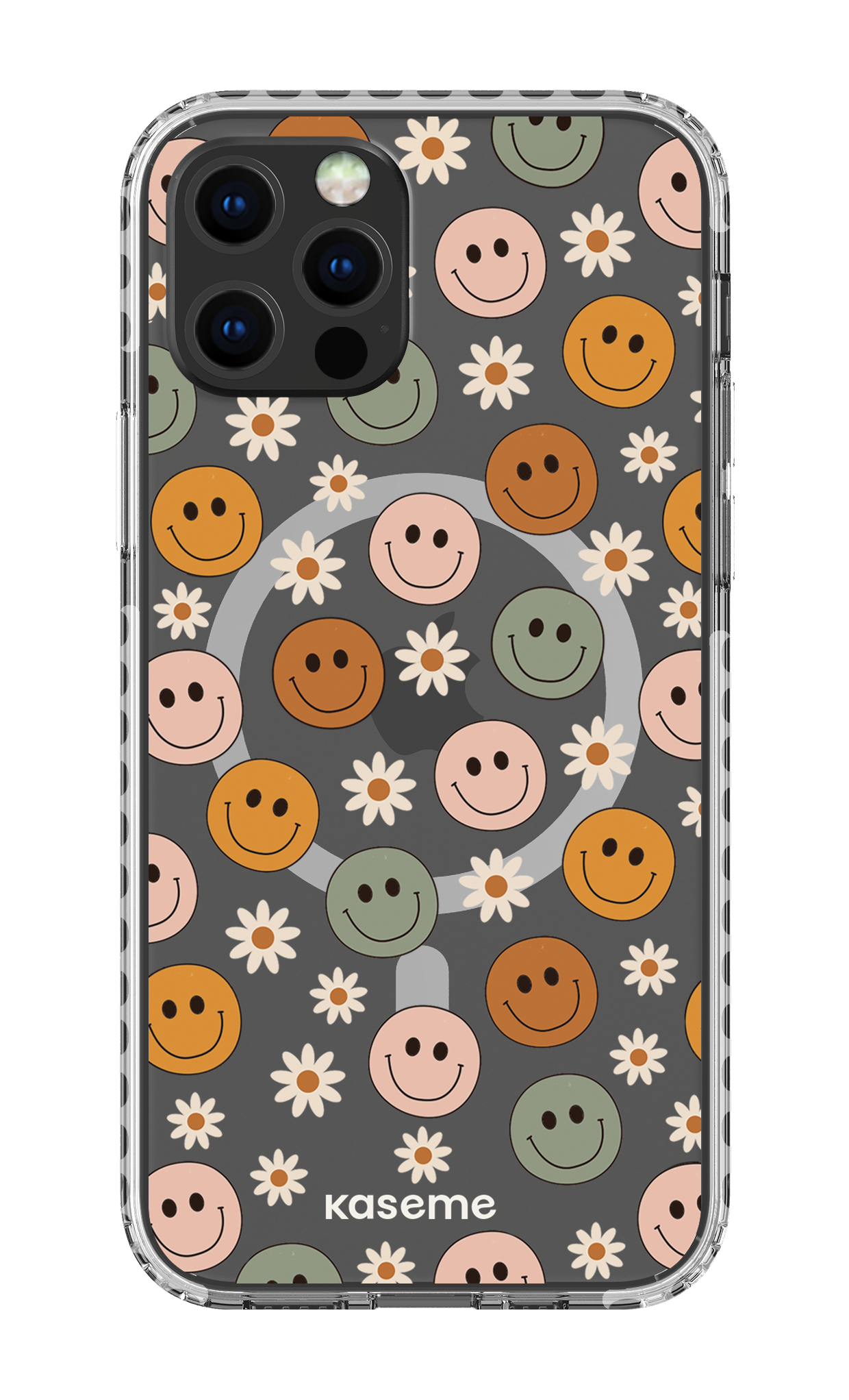 iPhone 12 Pro Clear Case Magsafe - White Smirk Clear Case -