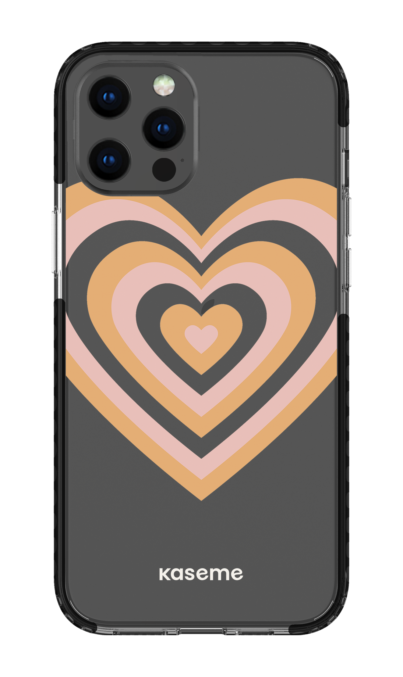 iPhone 12 Pro Max Clear Case - Black Amor Clear Case -