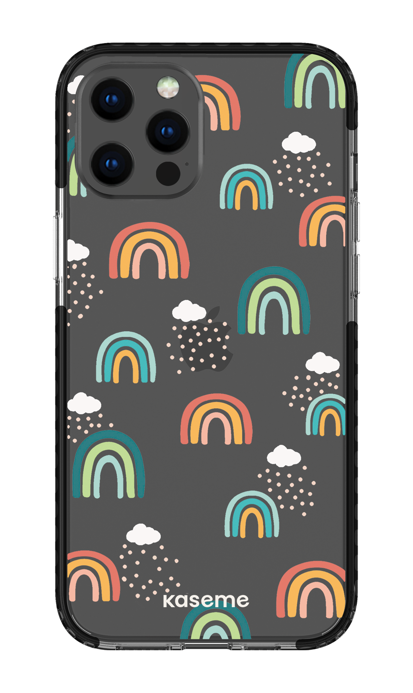 iPhone 12 Pro Max Clear Case - Black Be You Clear Case -