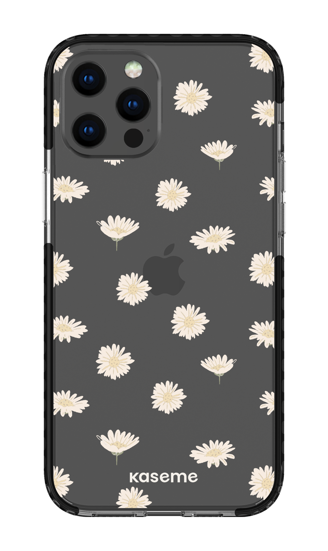 iPhone 12 Pro Max Clear Case - Black Bella Clear Case -