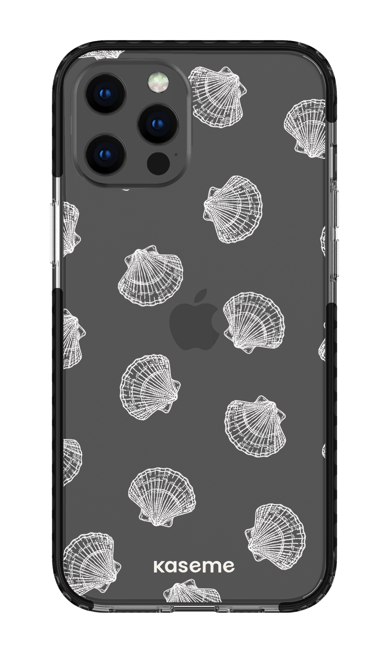 iPhone 12 Pro Max Clear Case - Black Bondi Beach clear case -