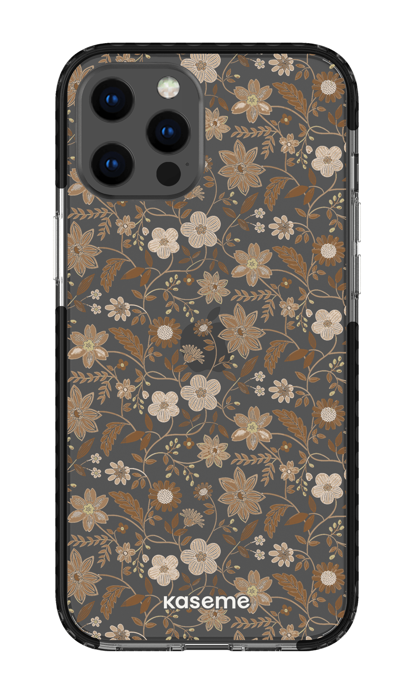 iPhone 12 Pro Max Clear Case - Black Eloise Clear Case -