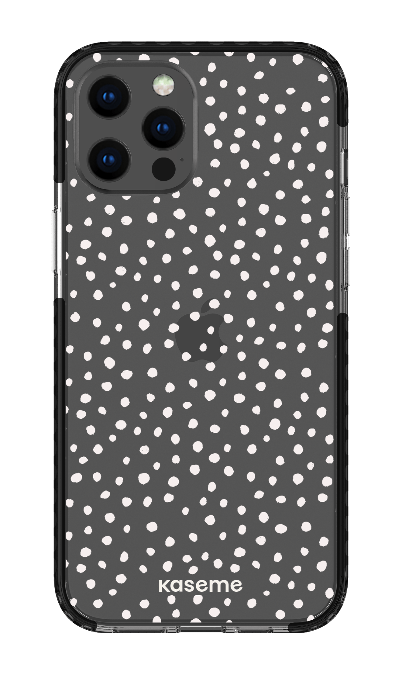 iPhone 12 Pro Max Clear Case - Black Honey Clear Case -