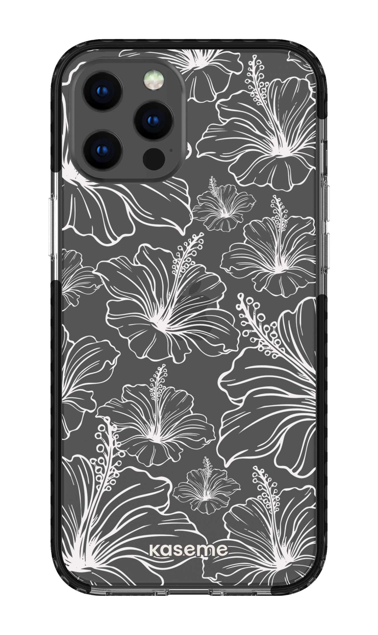 iPhone 12 Pro Max Clear Case - Black Kahala Clear Case -