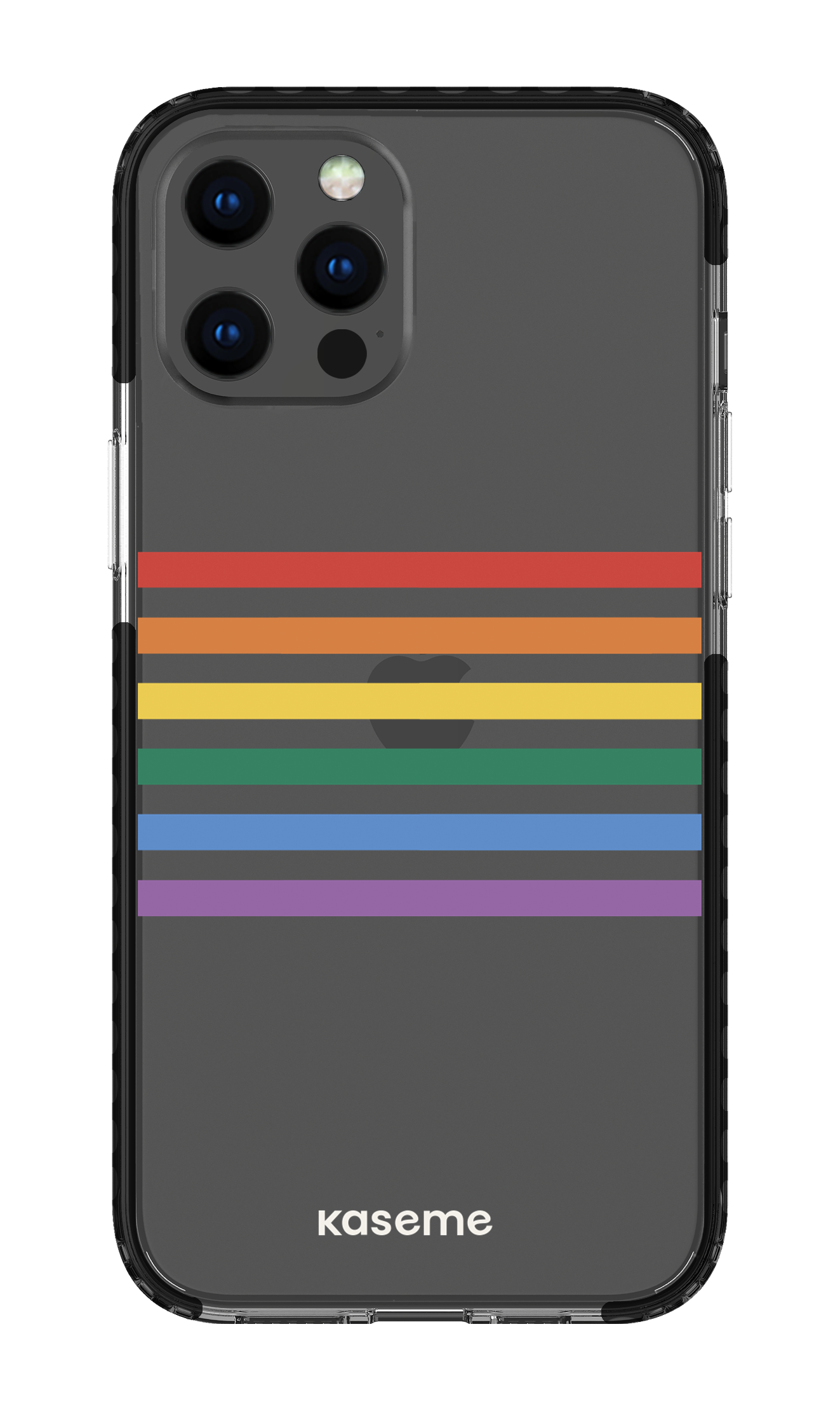 iPhone 12 Pro Max Clear Case - Black Out and proud clear case -