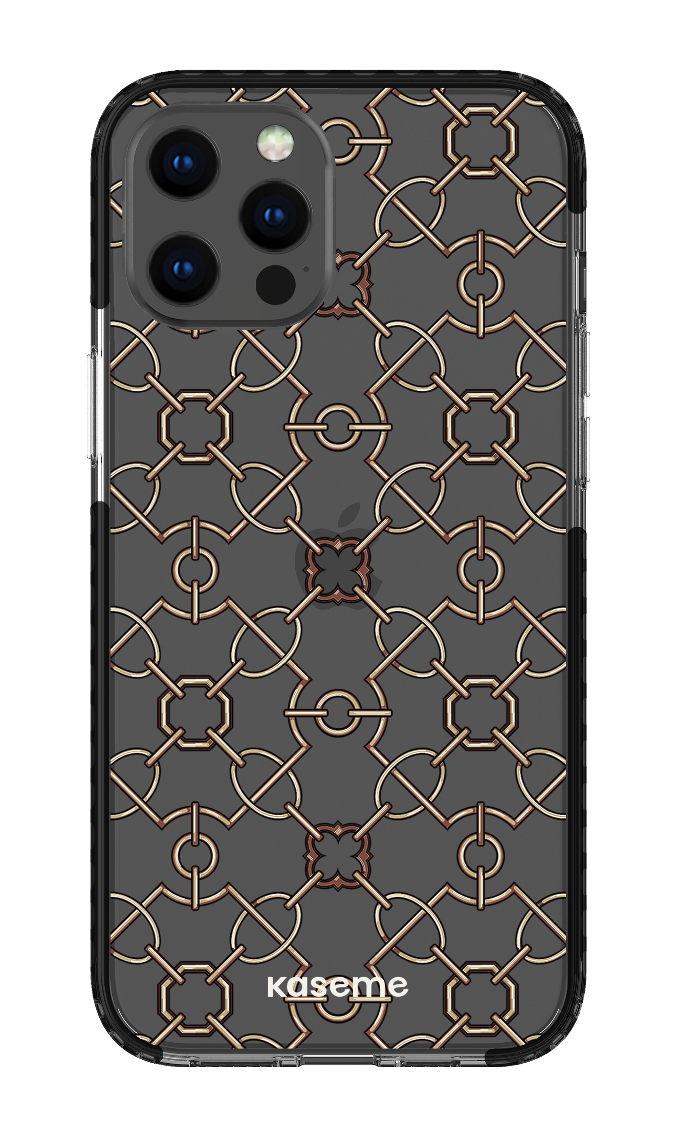 iPhone 12 Pro Max Clear Case - Black Refined Clear Case -