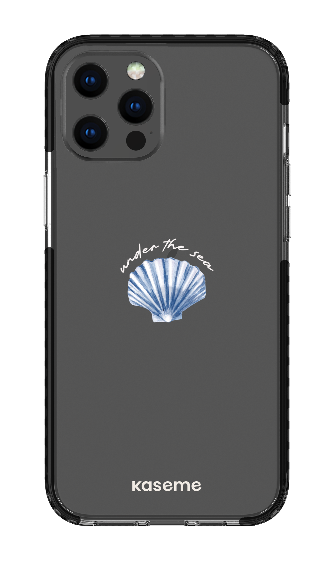 iPhone 12 Pro Max Clear Case - Black Sealia Clear Case -