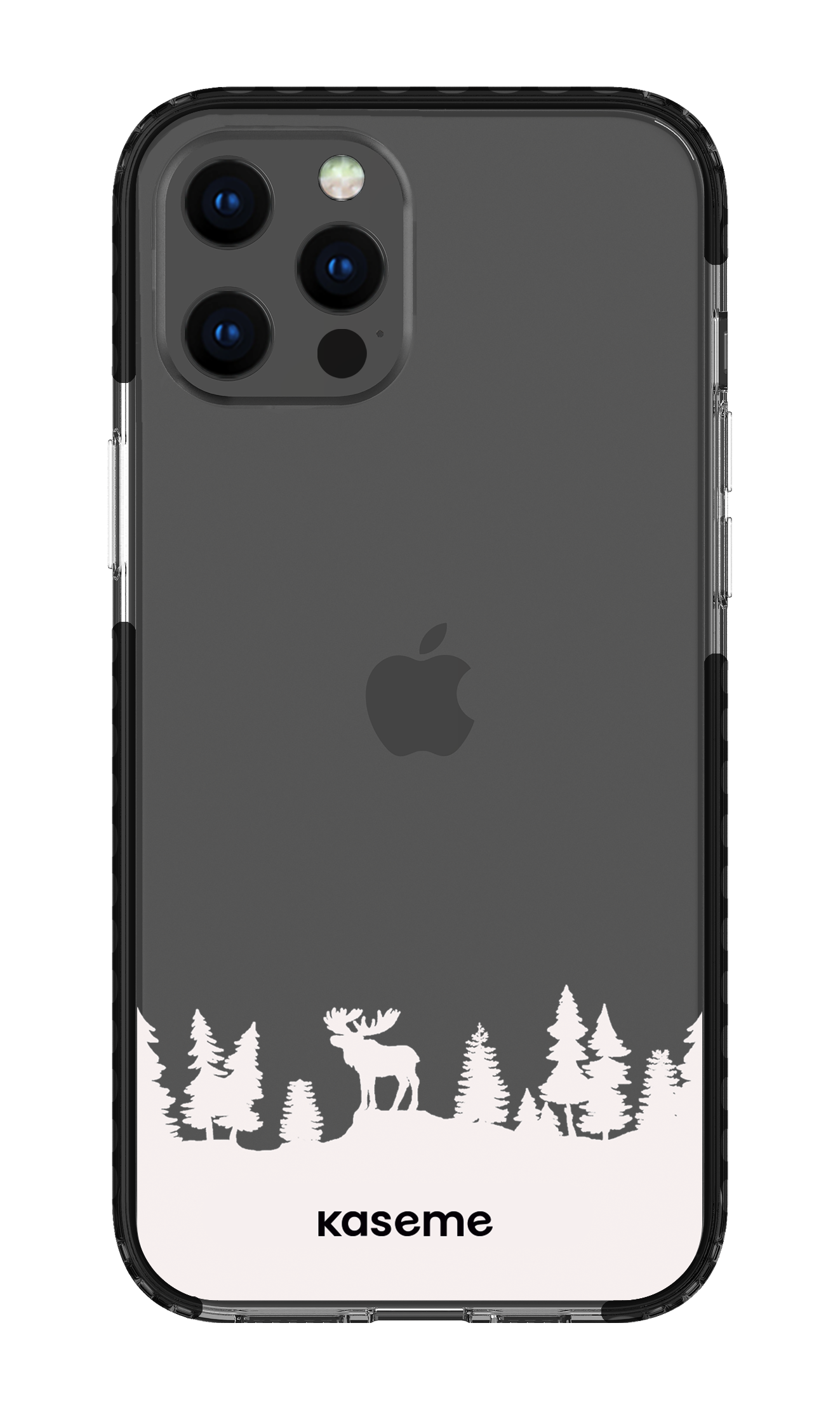 iPhone 12 Pro Max Clear Case - Black The Moose Clear Case -