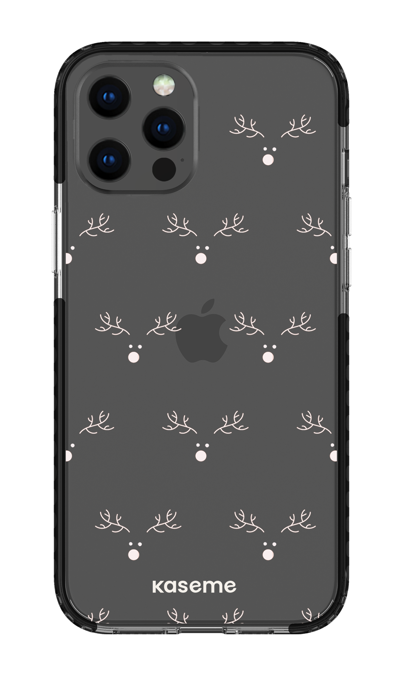 iPhone 12 Pro Max Clear Case - Black Vixen Clear Case -