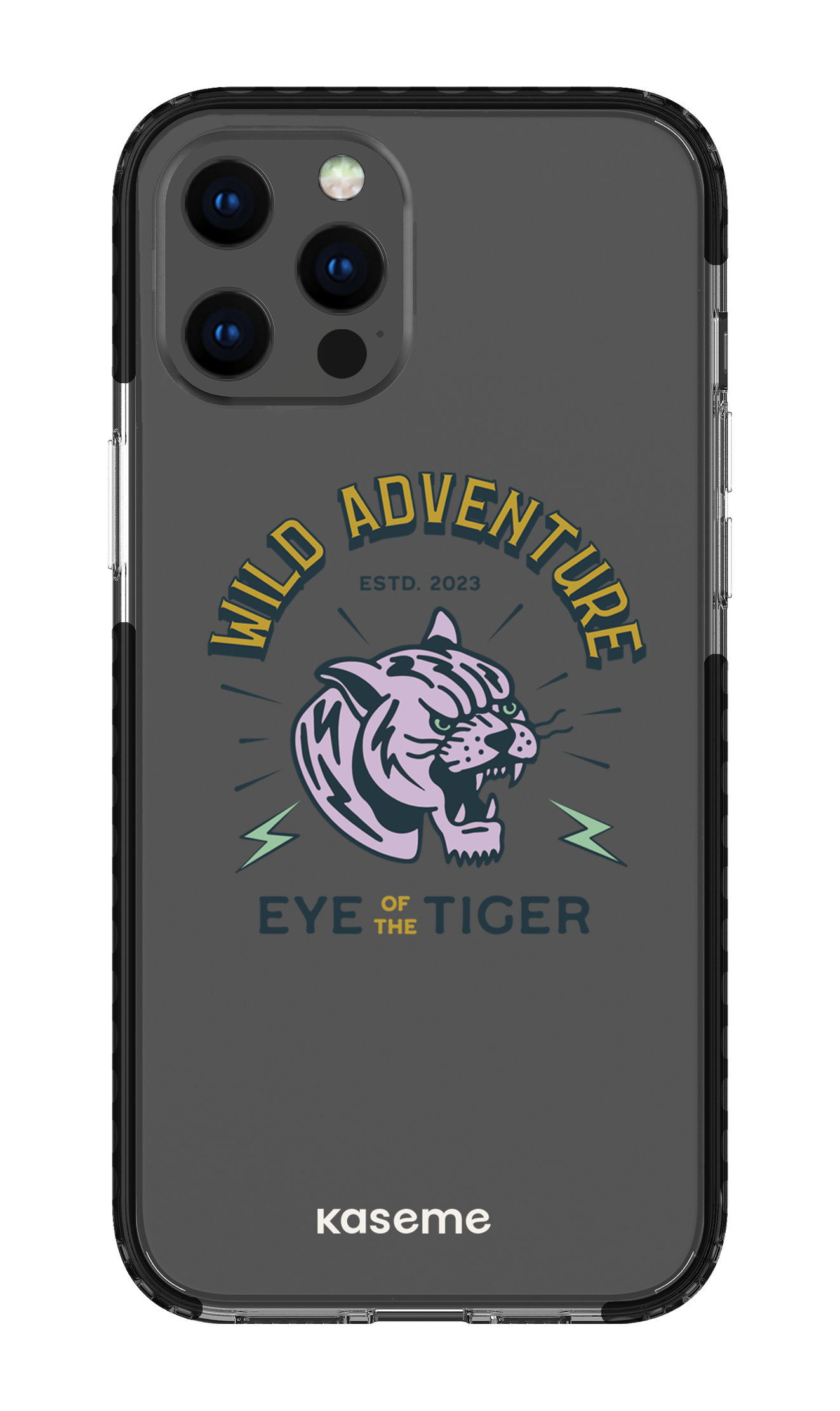 iPhone 12 Pro Max Clear Case - Black Wildcats clear case -