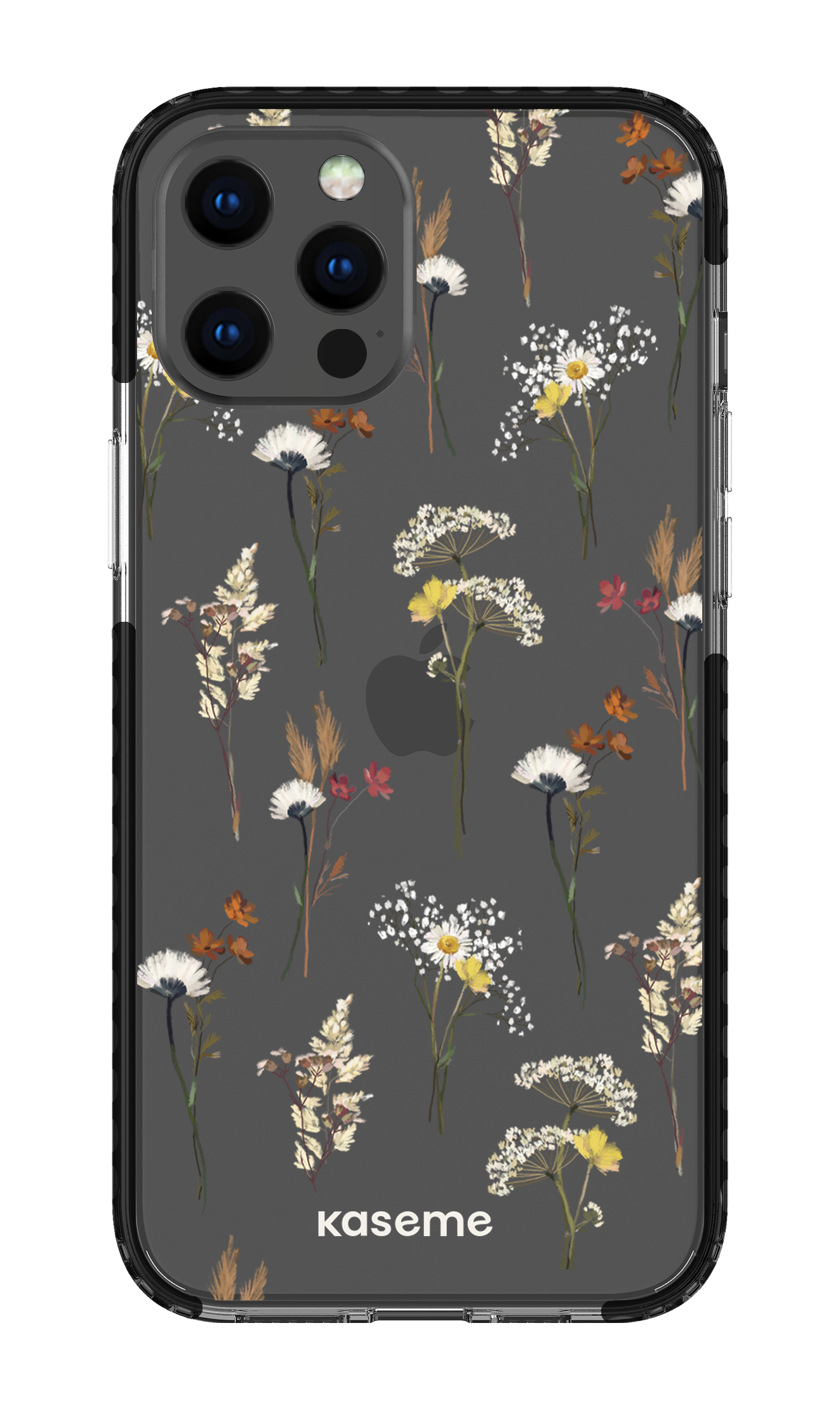 iPhone 12 Pro Max Clear Case - Black Wilderness Clear Case -