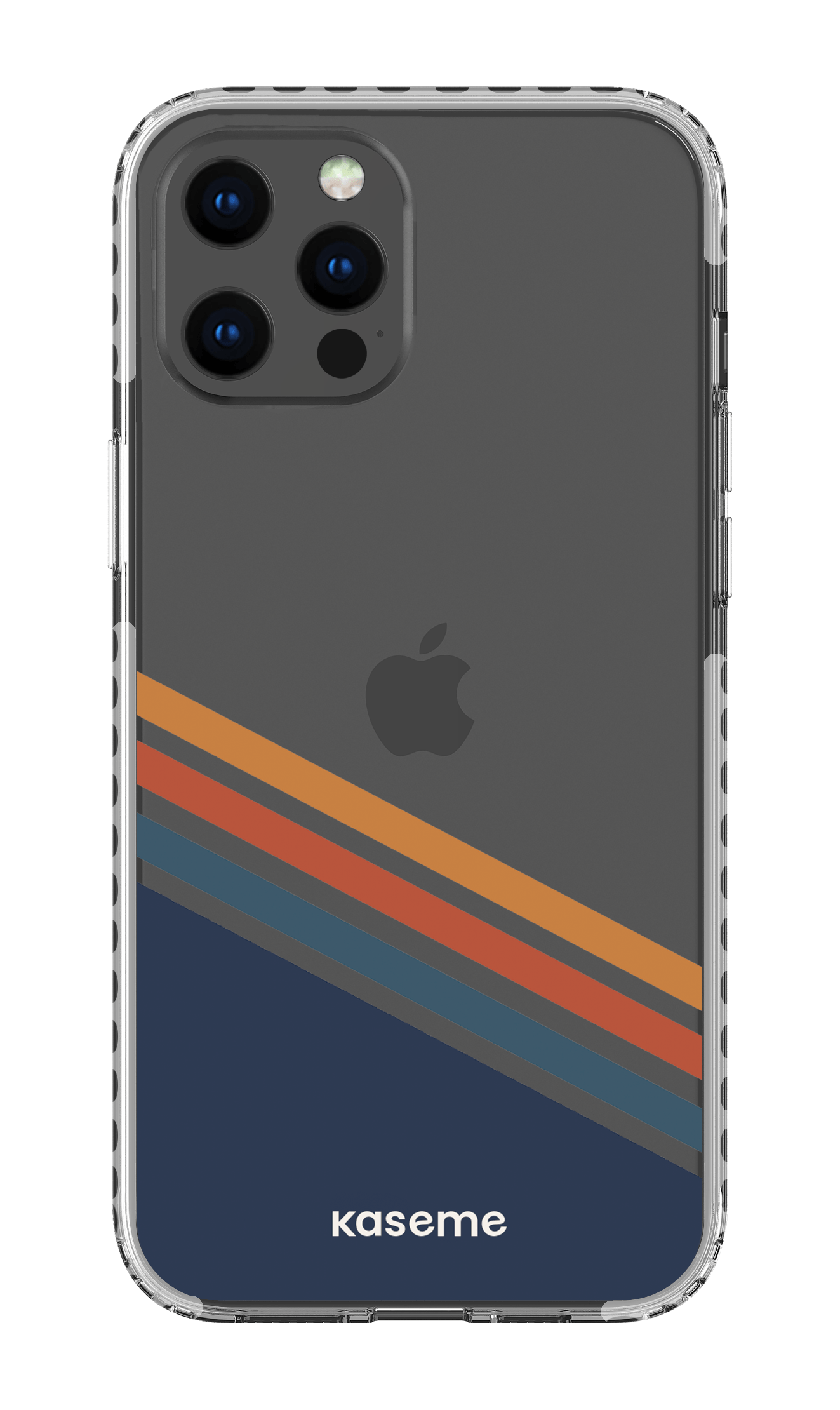 iPhone 12 Pro Max Clear Case - White Bitter Clear Case -