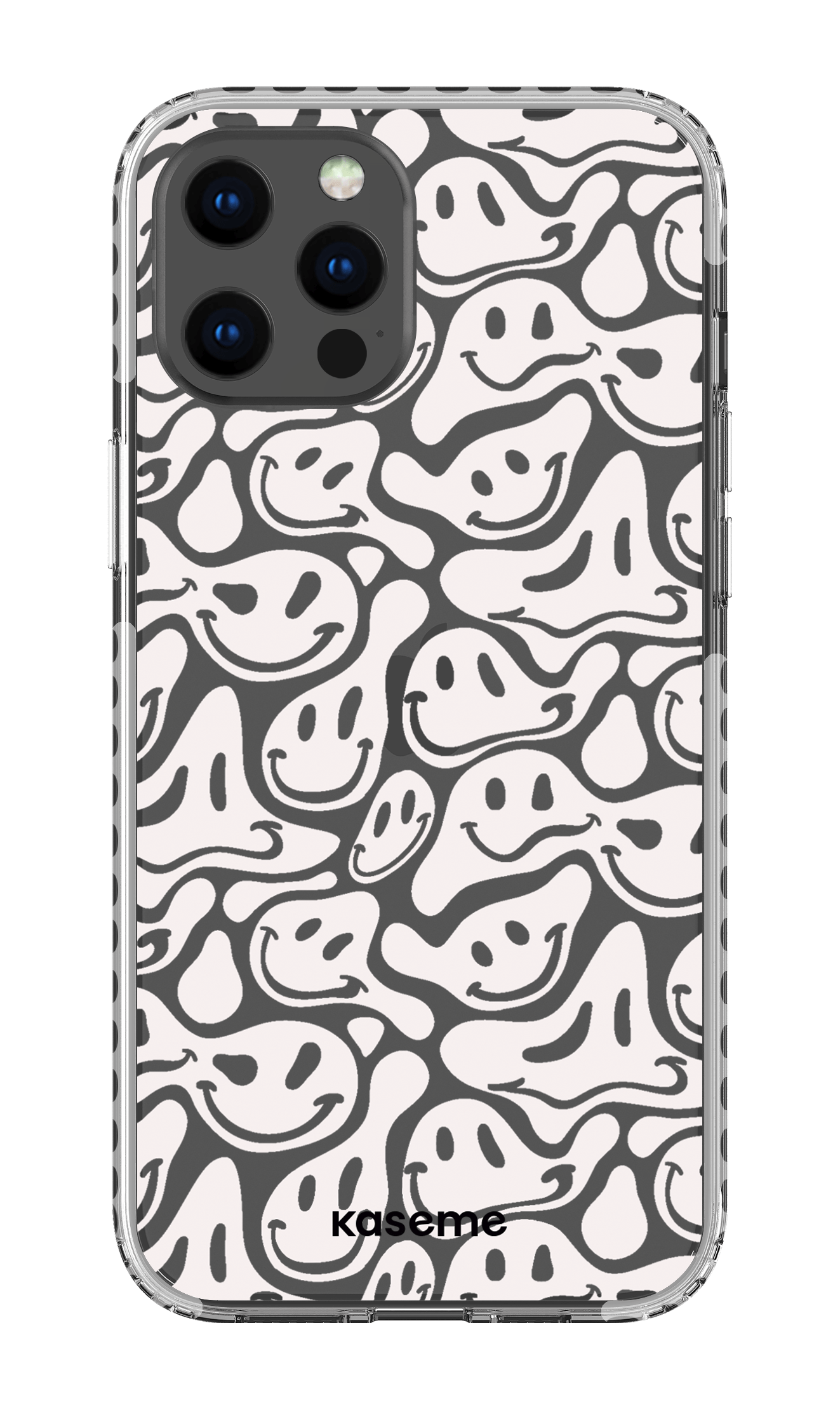 iPhone 12 Pro Max Clear Case - White Dystopia Clear Case -