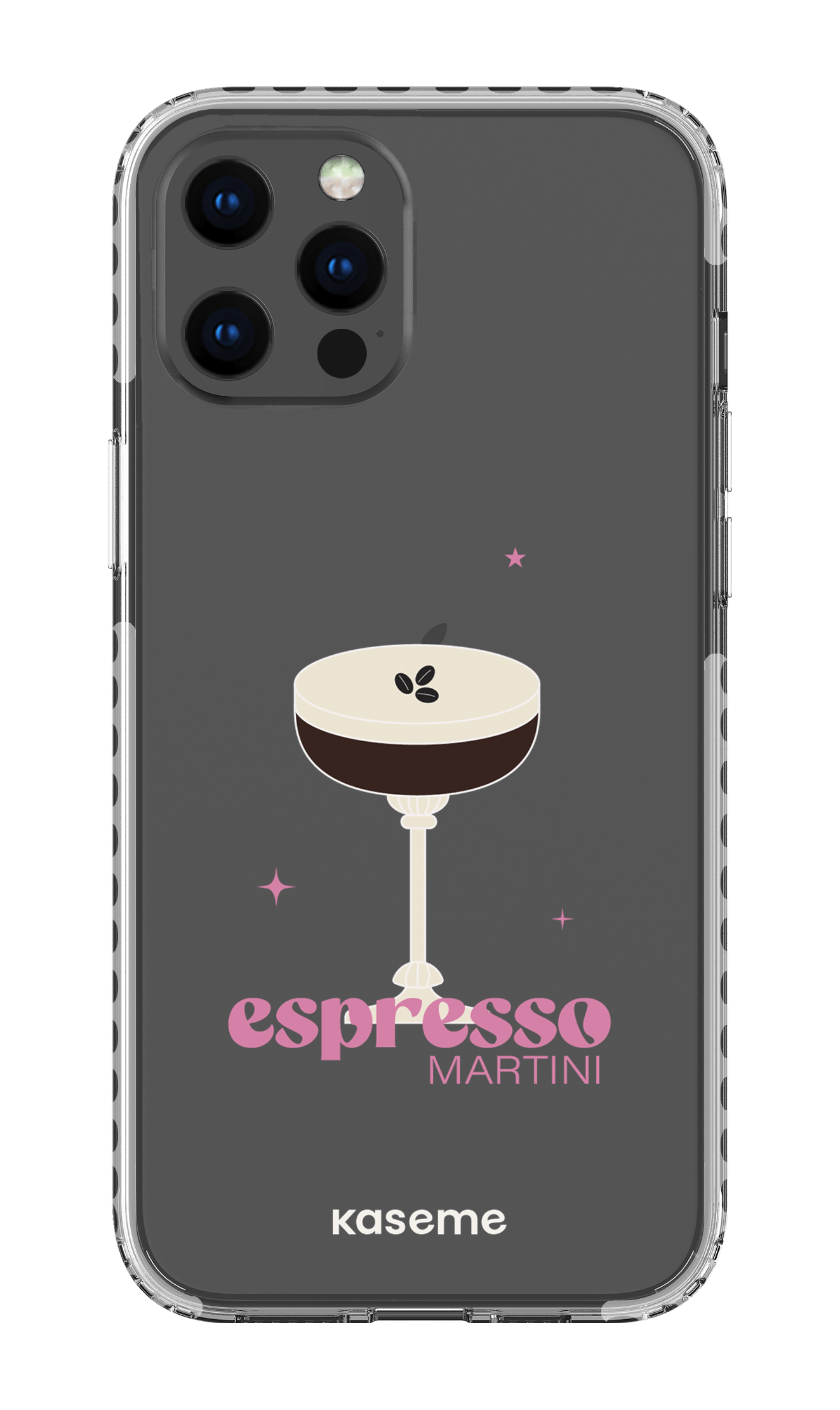 iPhone 12 Pro Max Clear Case - White Hold My Tiny Clear Case -