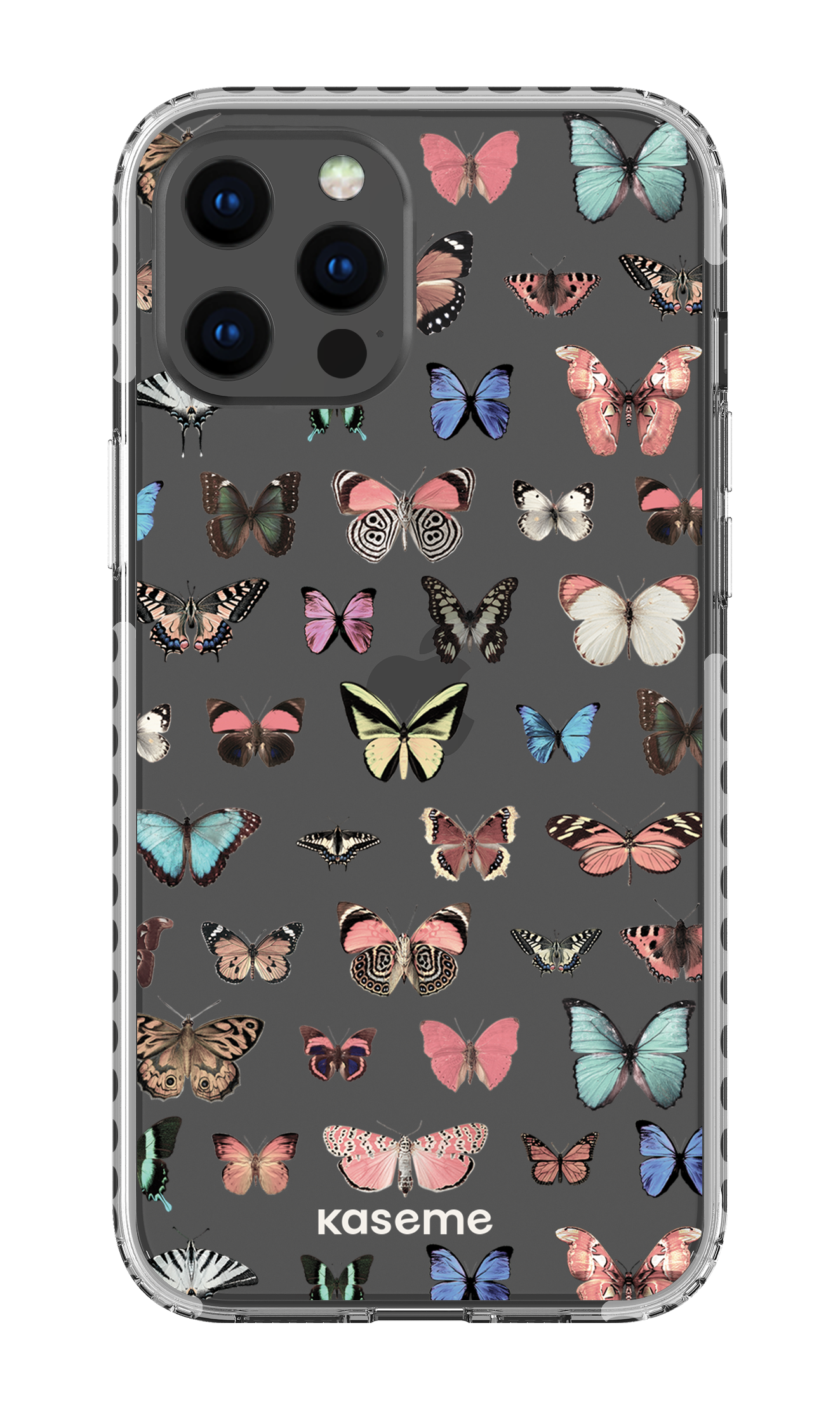 iPhone 12 Pro Max Clear Case - White Paloma clear case -