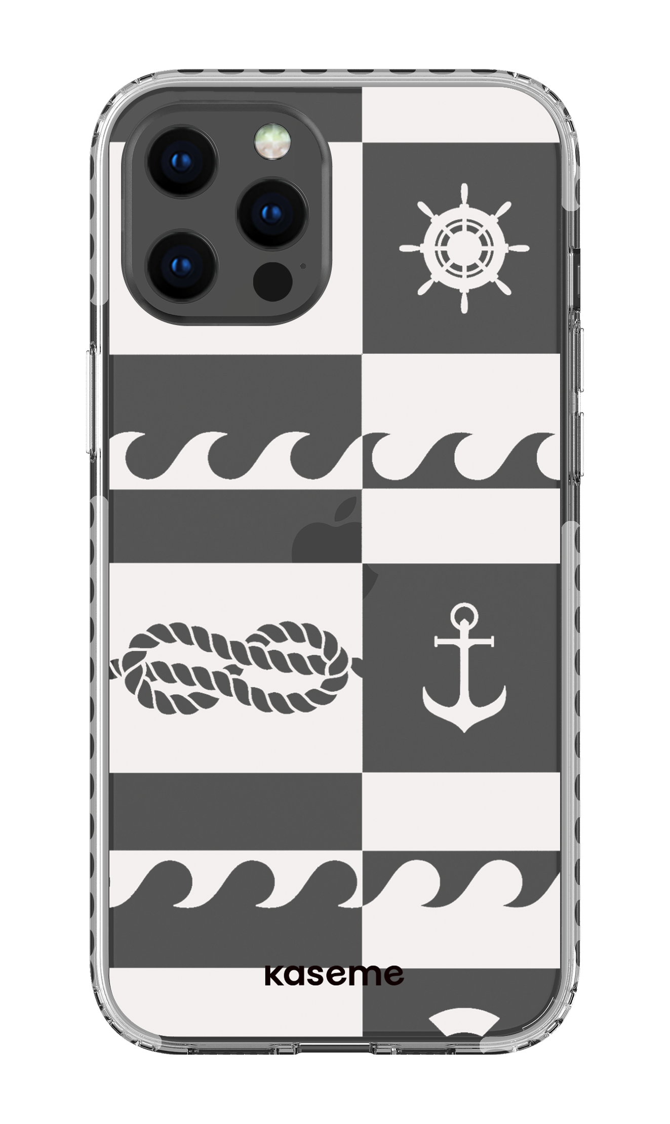 iPhone 12 Pro Max Clear Case - White Sail Clear Case -