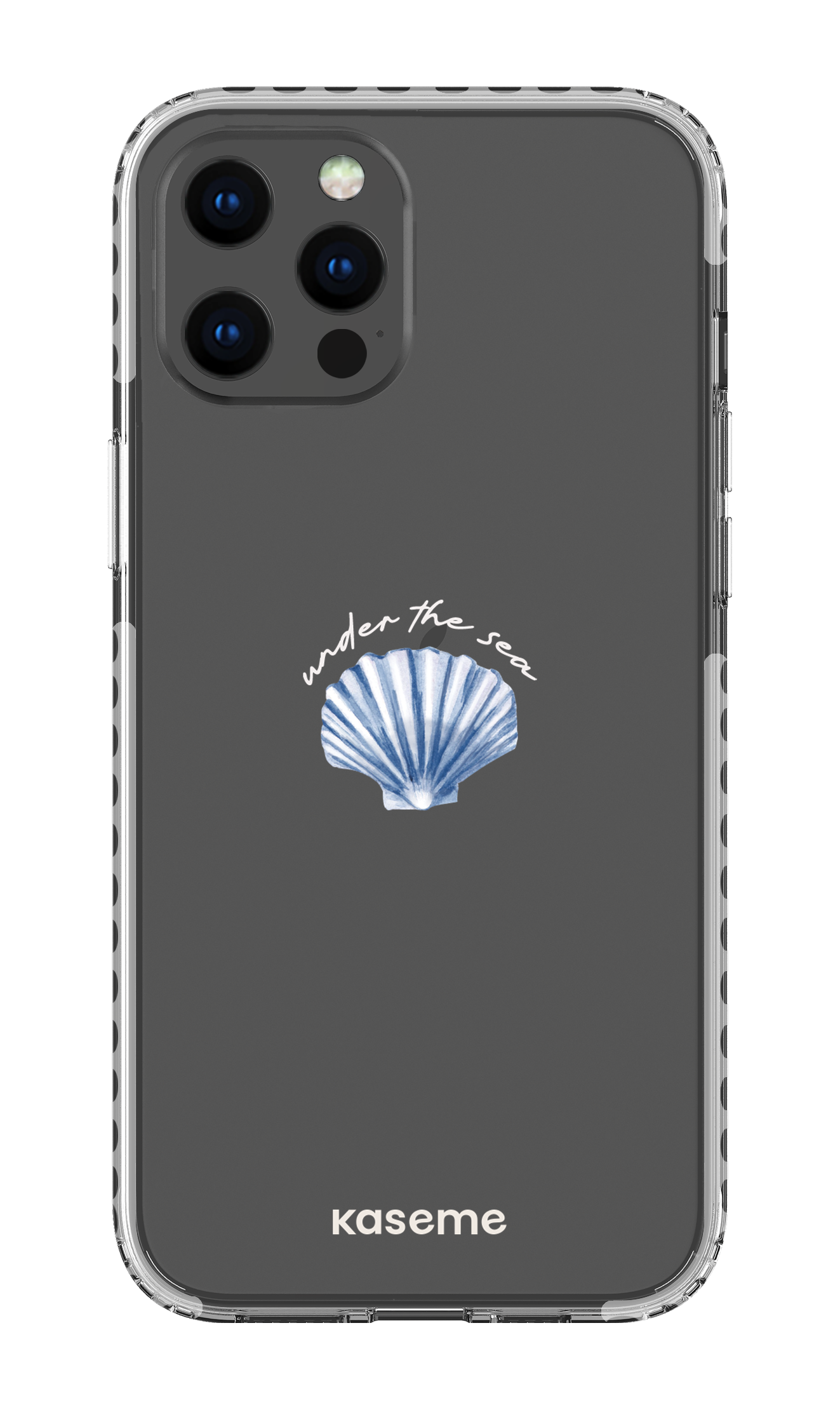 iPhone 12 Pro Max Clear Case - White Sealia Clear Case -