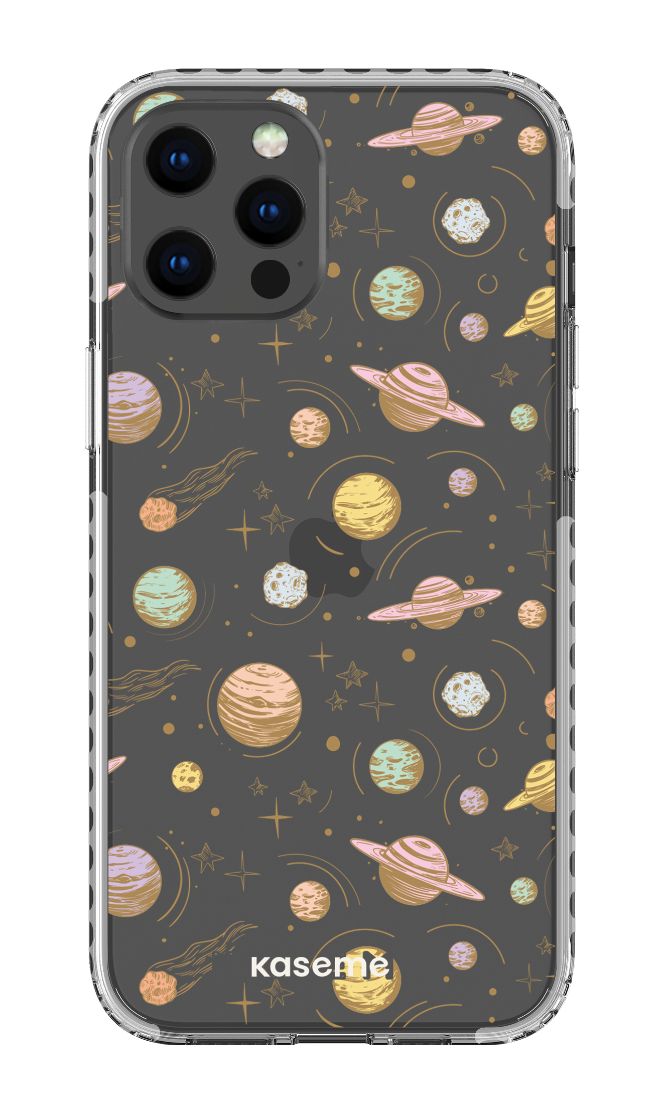 iPhone 12 Pro Max Clear Case - White Solar Clear Case -