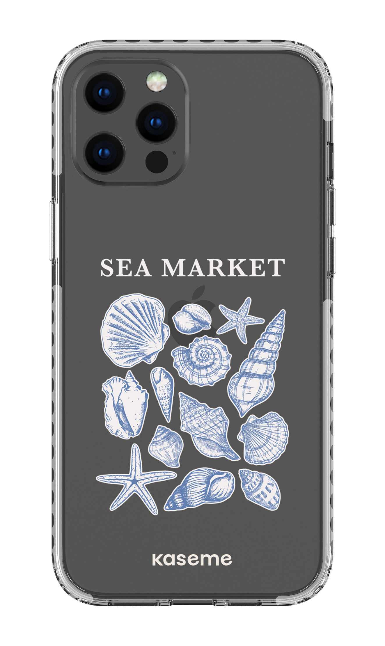 iPhone 12 Pro Max Clear Case - White Souvenir Clear Case -