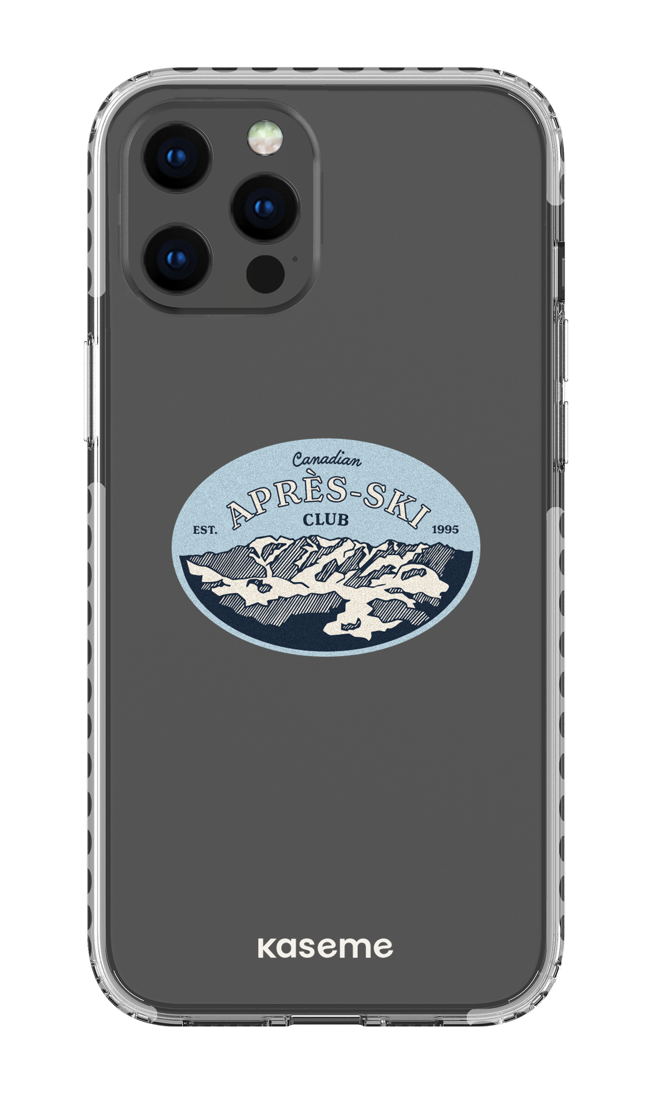 iPhone 12 Pro Max Clear Case - White Whistler Clear Case -