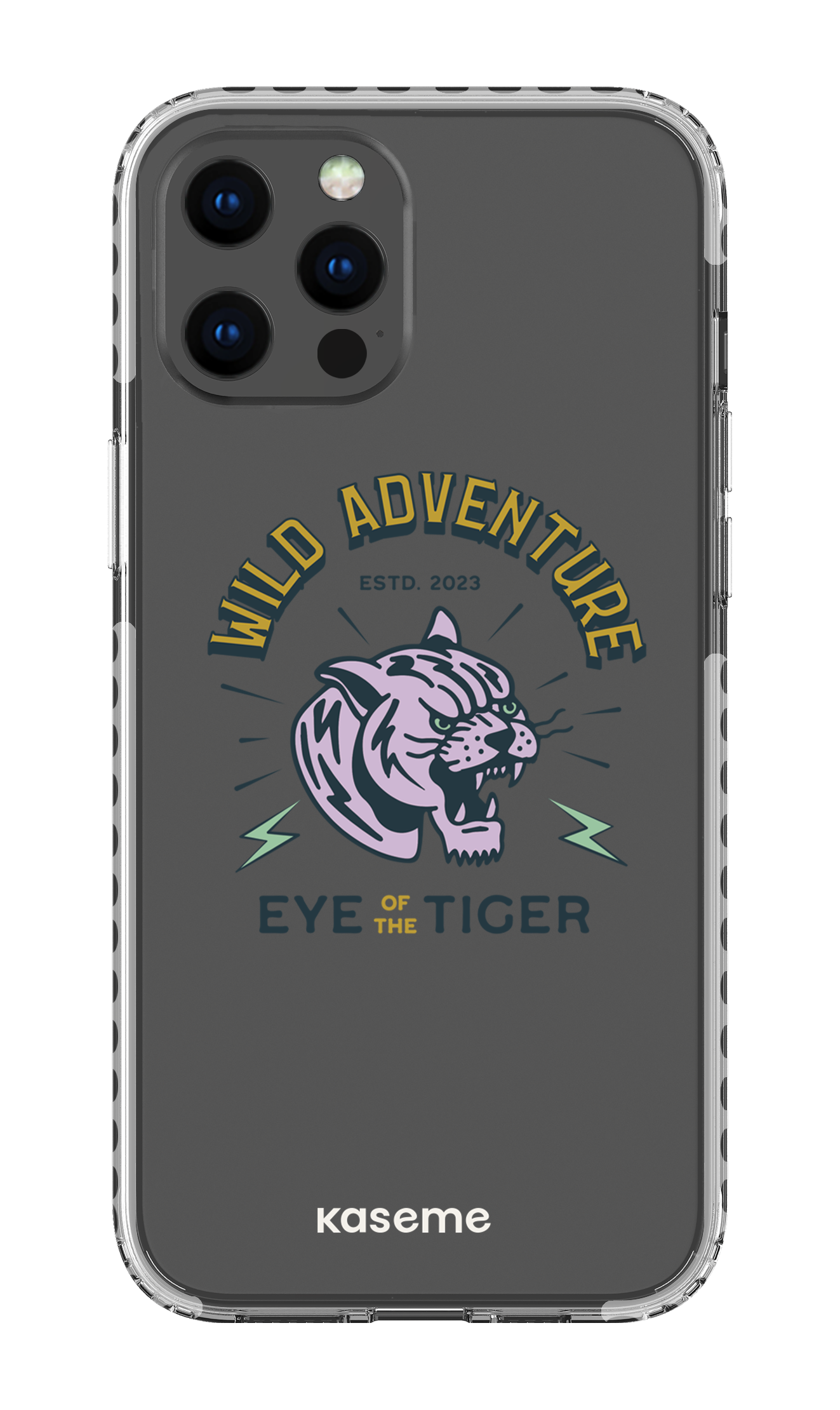 iPhone 12 Pro Max Clear Case - White Wildcats clear case -