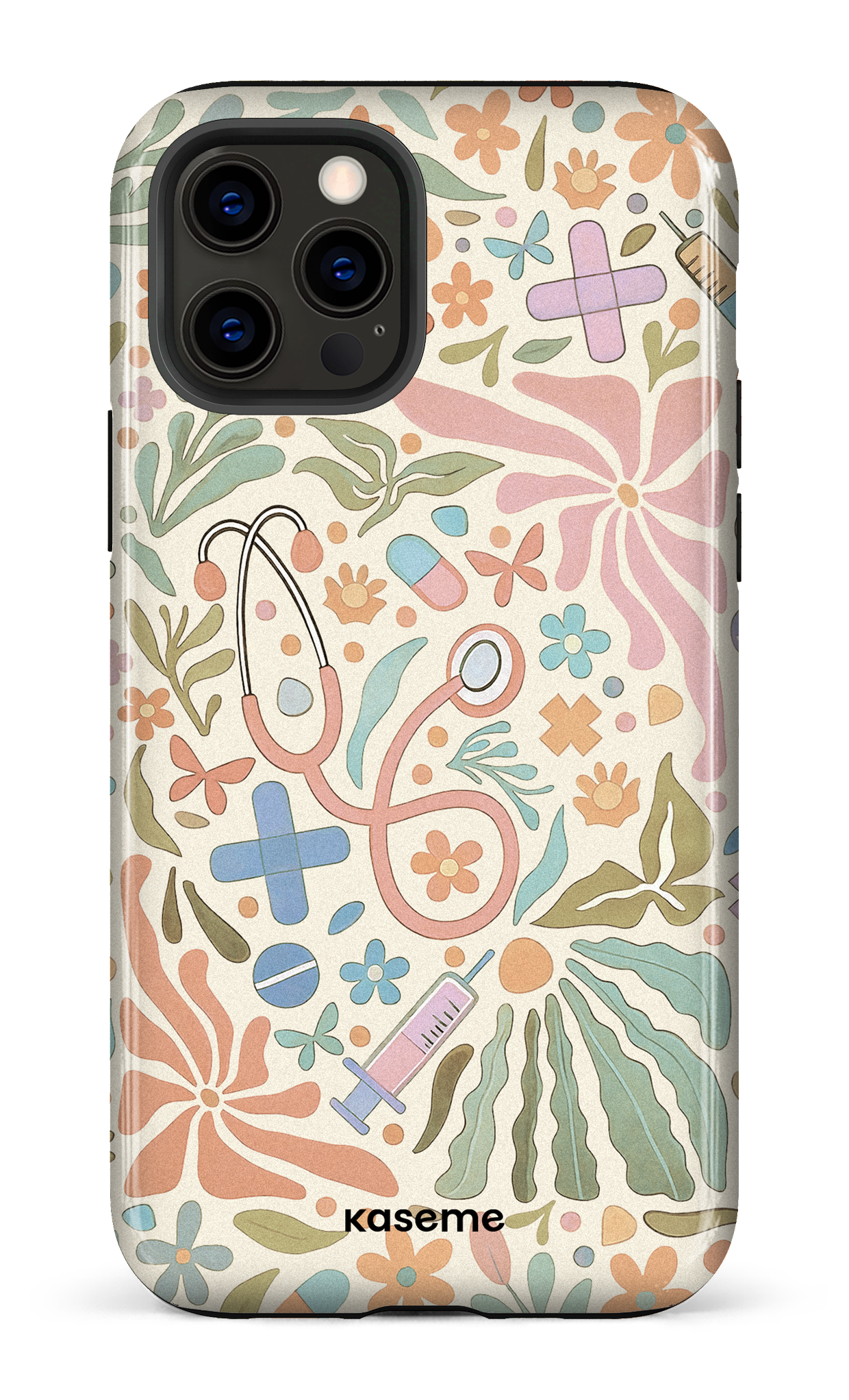 iPhone 12 Pro Tough VitaBloom Beige -