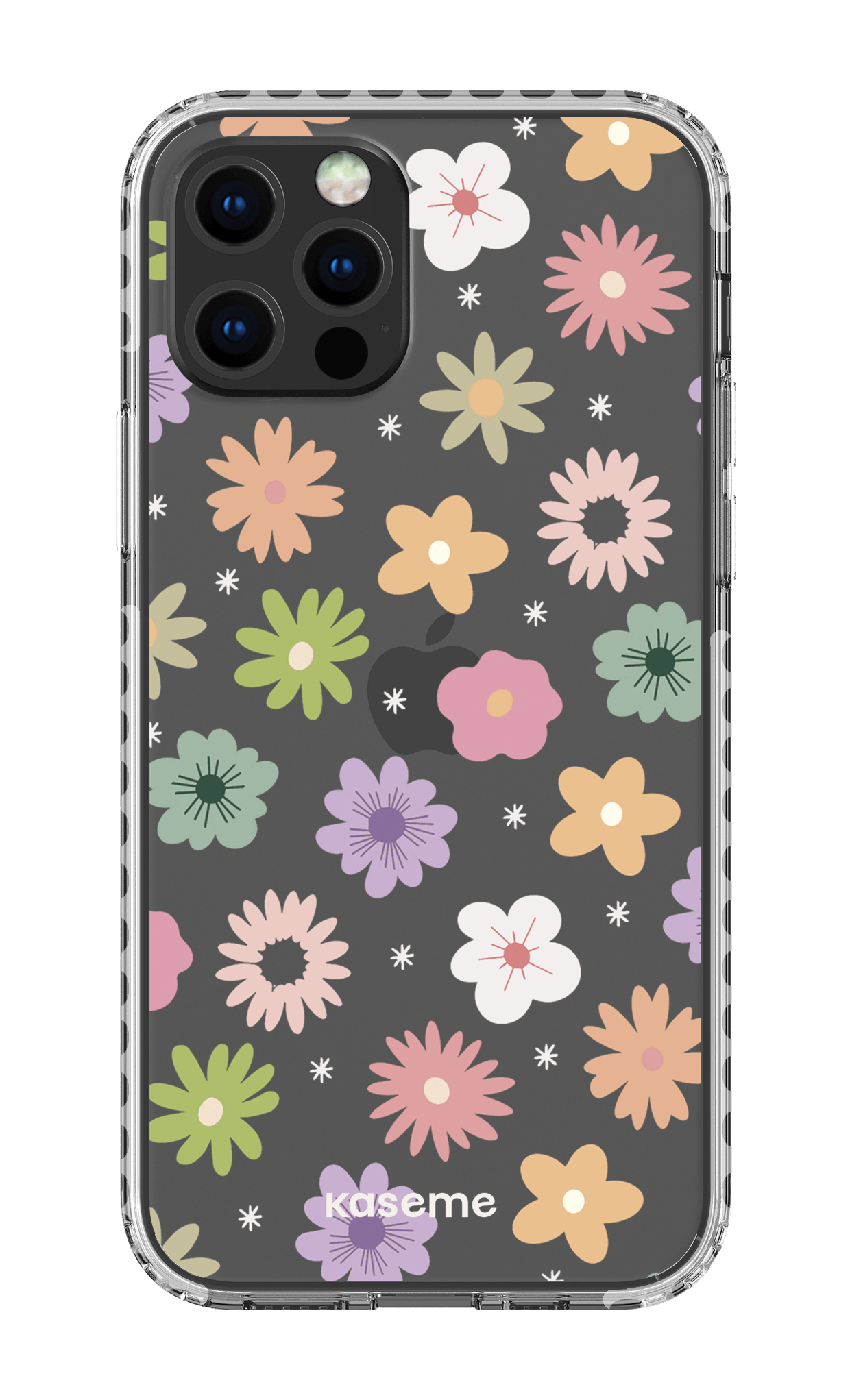 iPhone 12 pro Clear Case - White Adore small clear case -