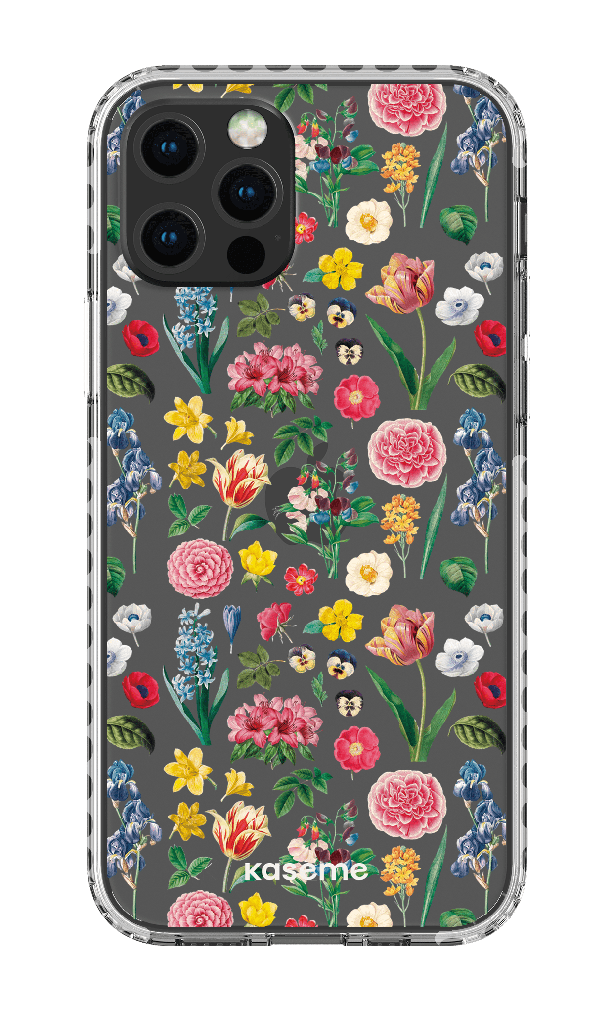 iPhone 12 pro Clear Case - White Amelia Clear Case -