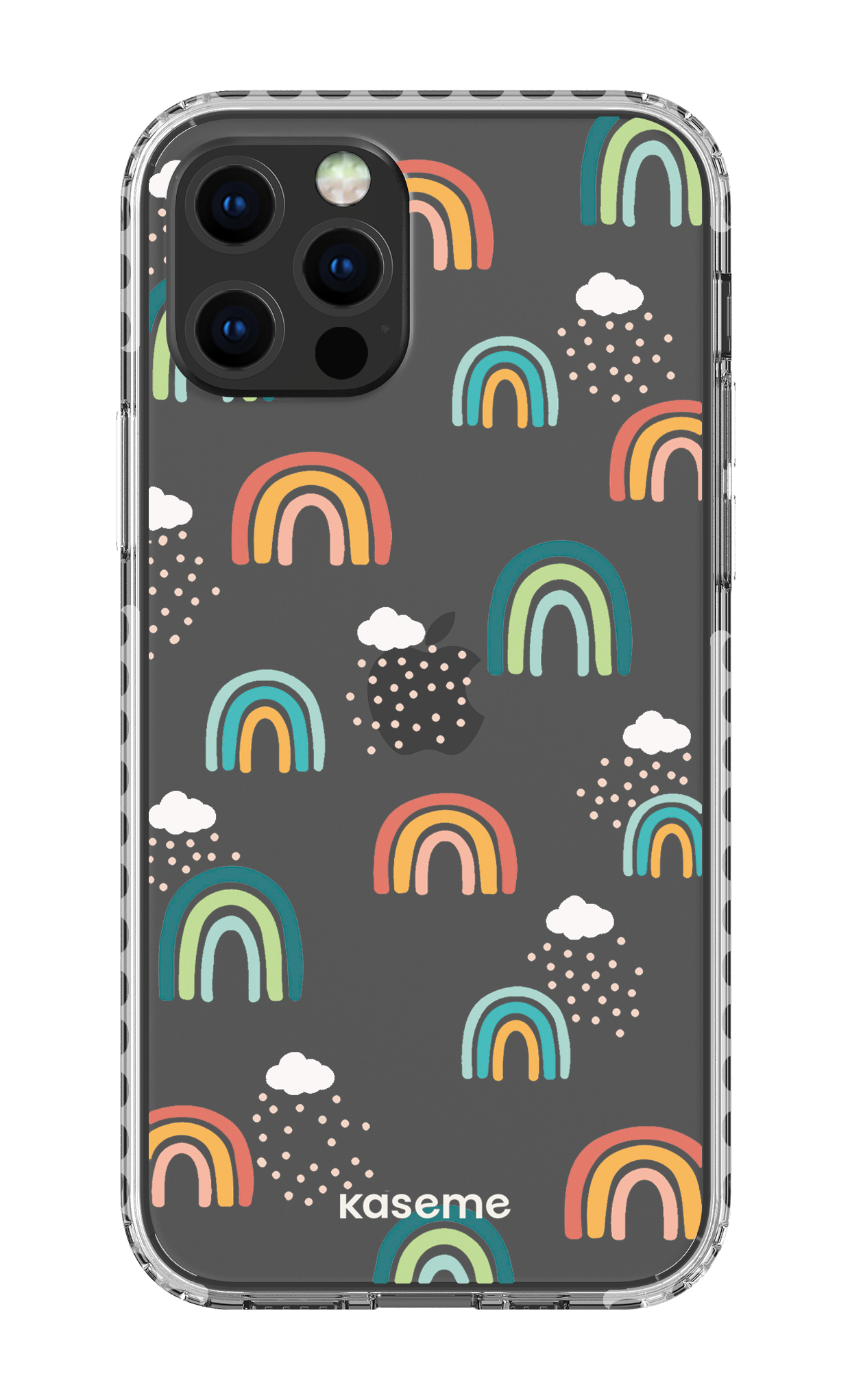 iPhone 12 pro Clear Case - White Be You Clear Case -