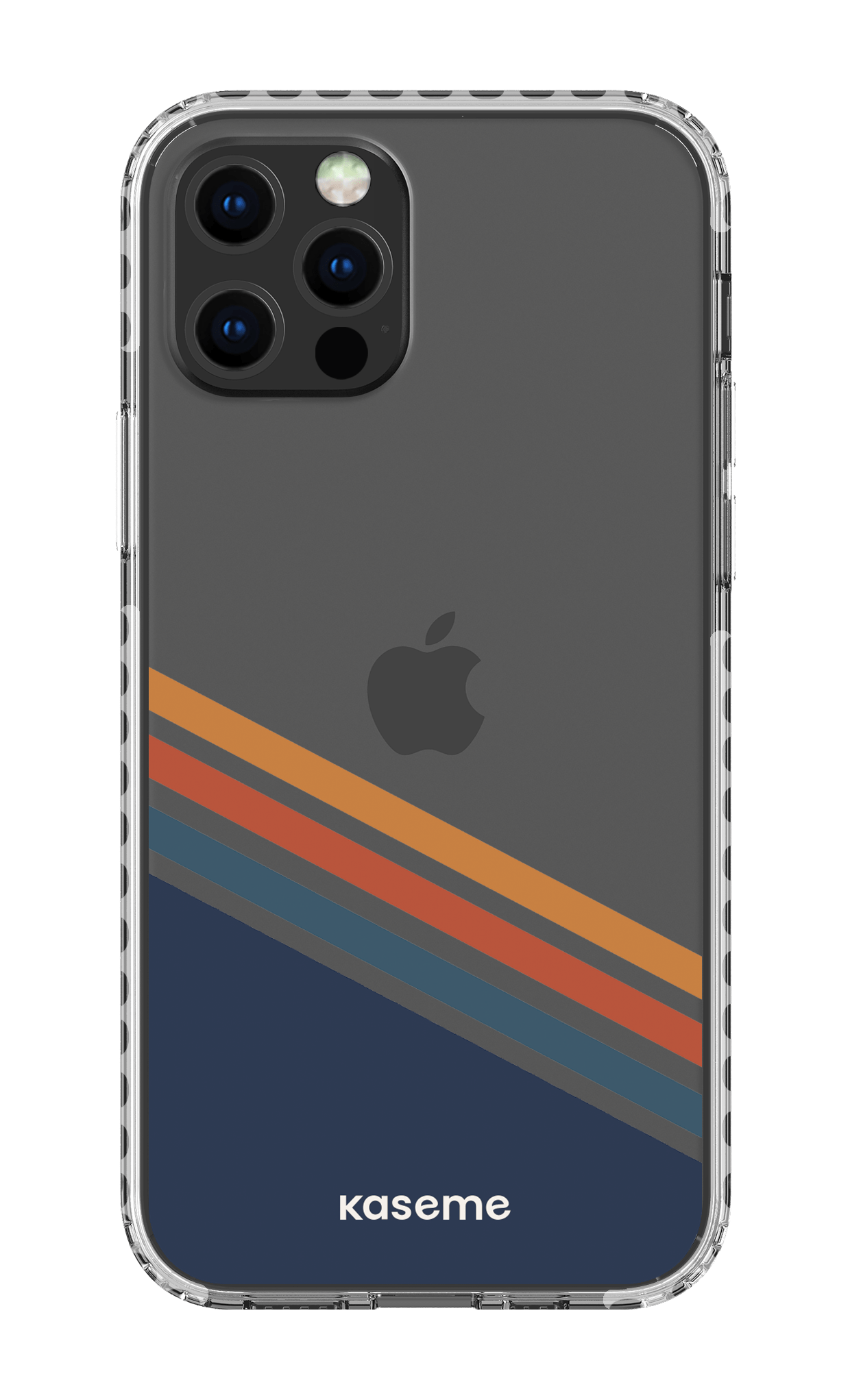 iPhone 12 pro Clear Case - White Bitter Clear Case -