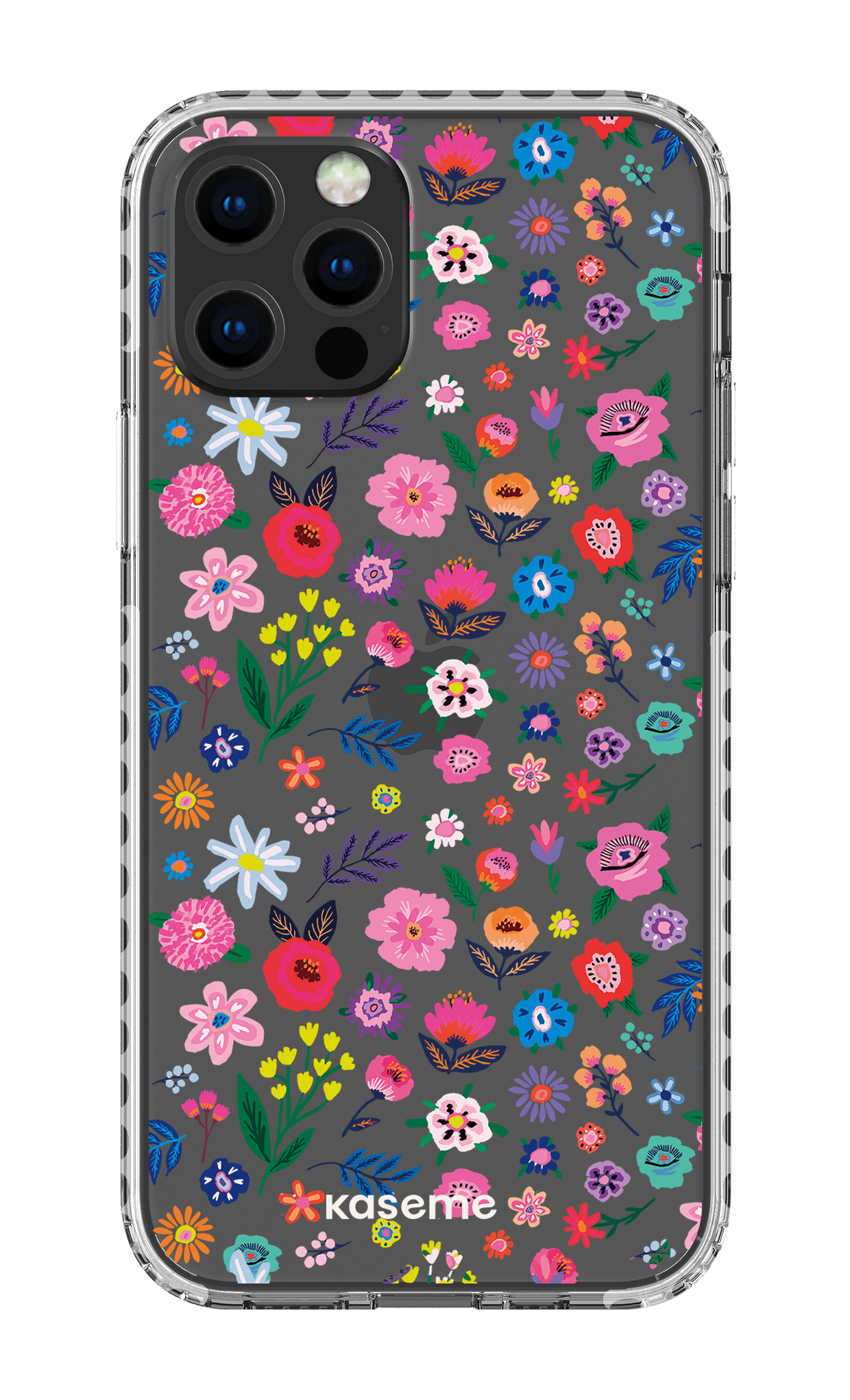 iPhone 12 pro Clear Case - White Hallucinate Clear Case -