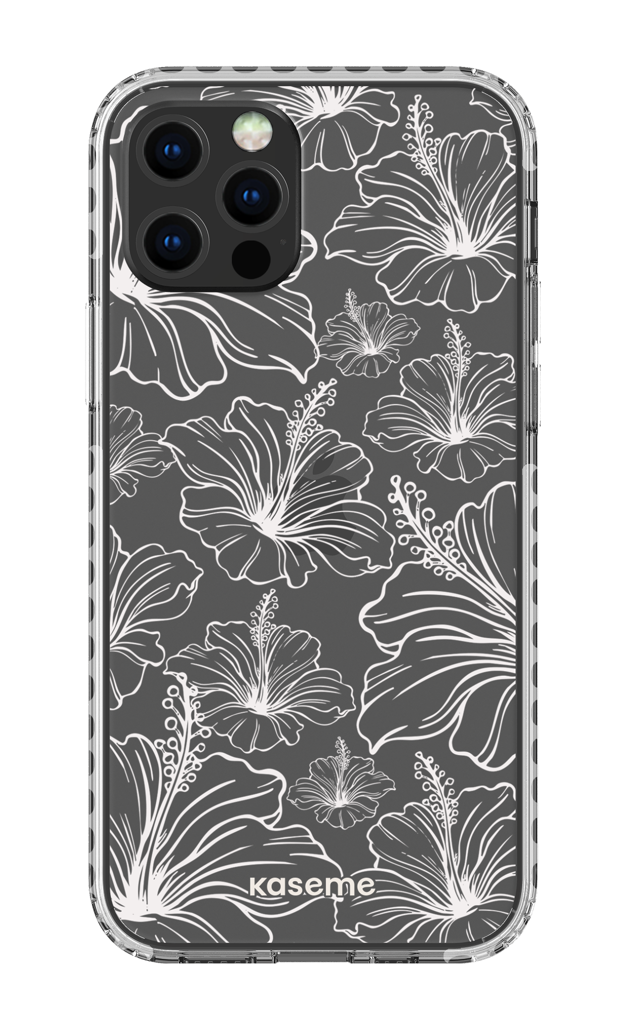 iPhone 12 pro Clear Case - White Kahala Clear Case -