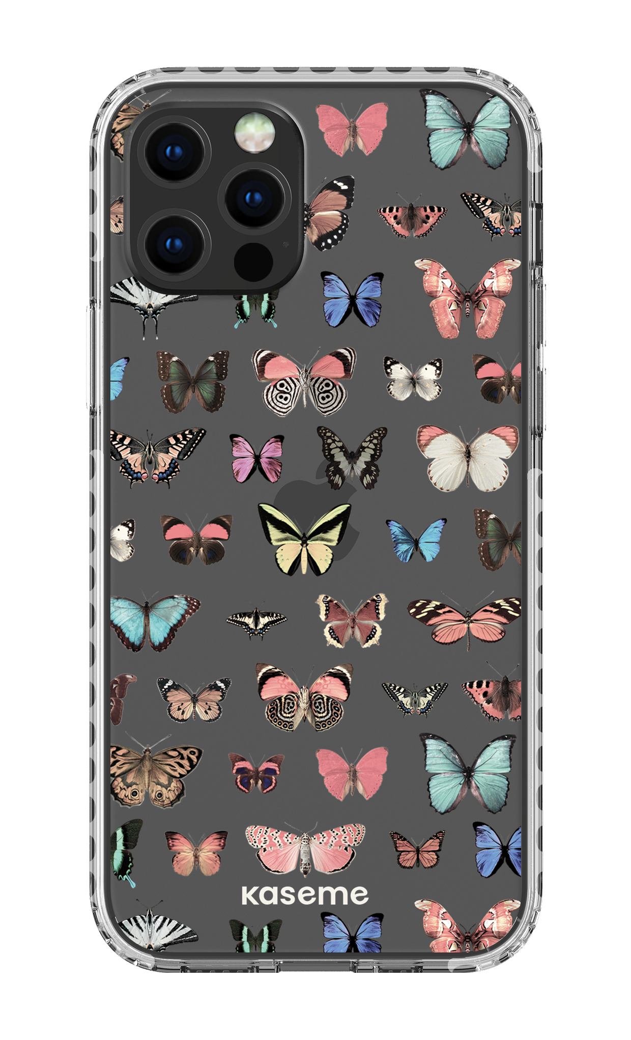 iPhone 12 pro Clear Case - White Paloma clear case -