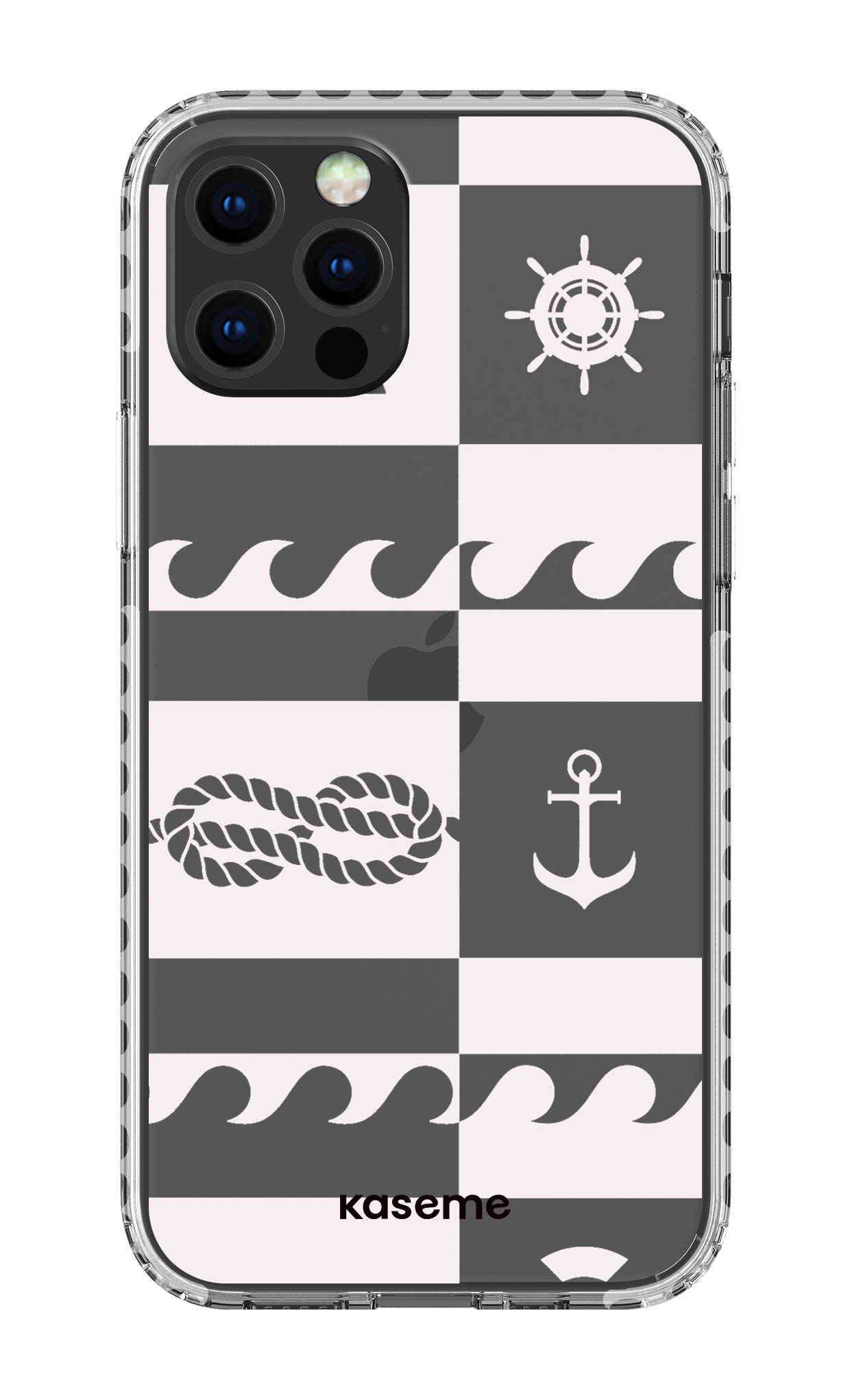 iPhone 12 pro Clear Case - White Sail Clear Case -