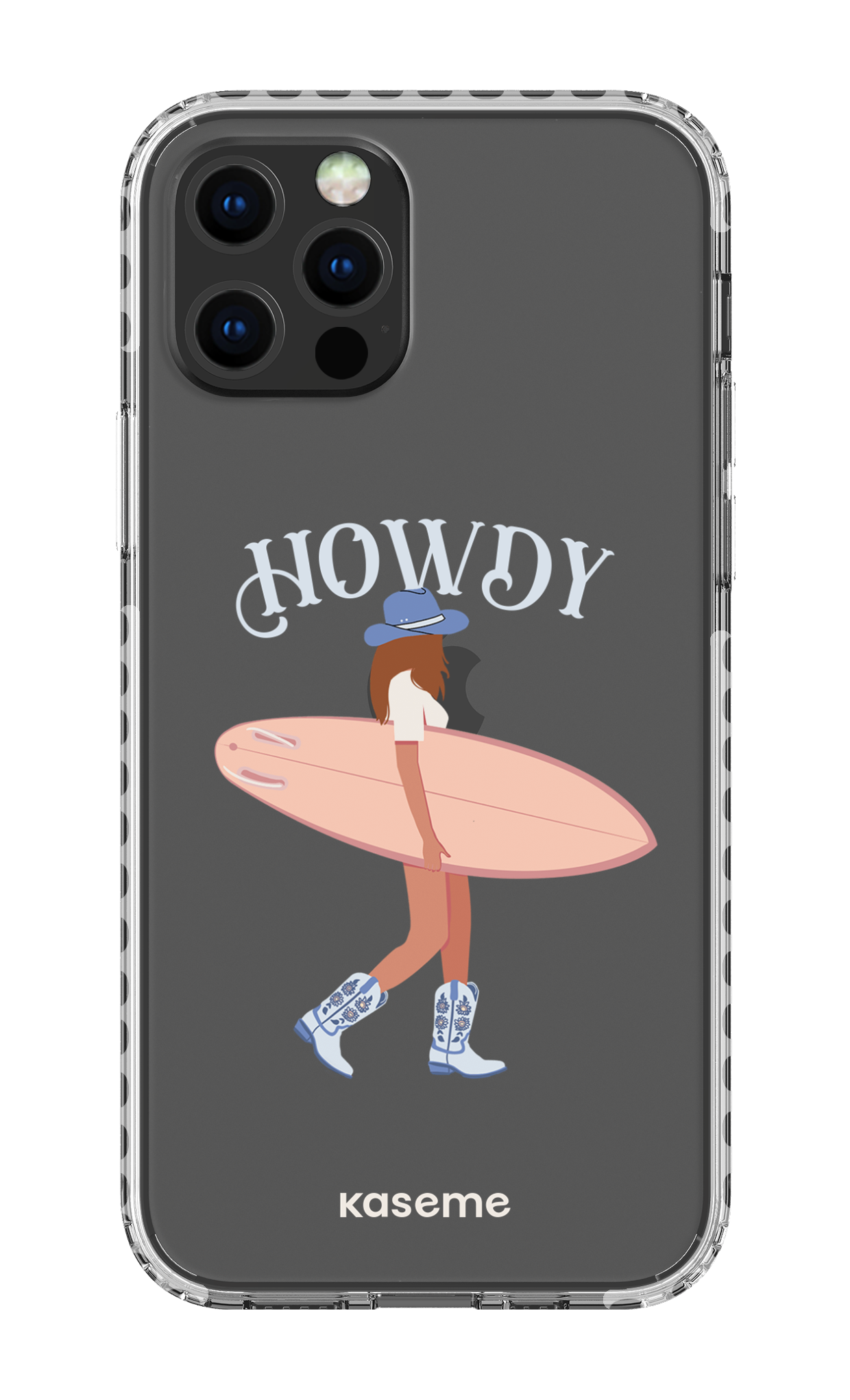 iPhone 12 pro Clear Case - White Westsea Clear Case -