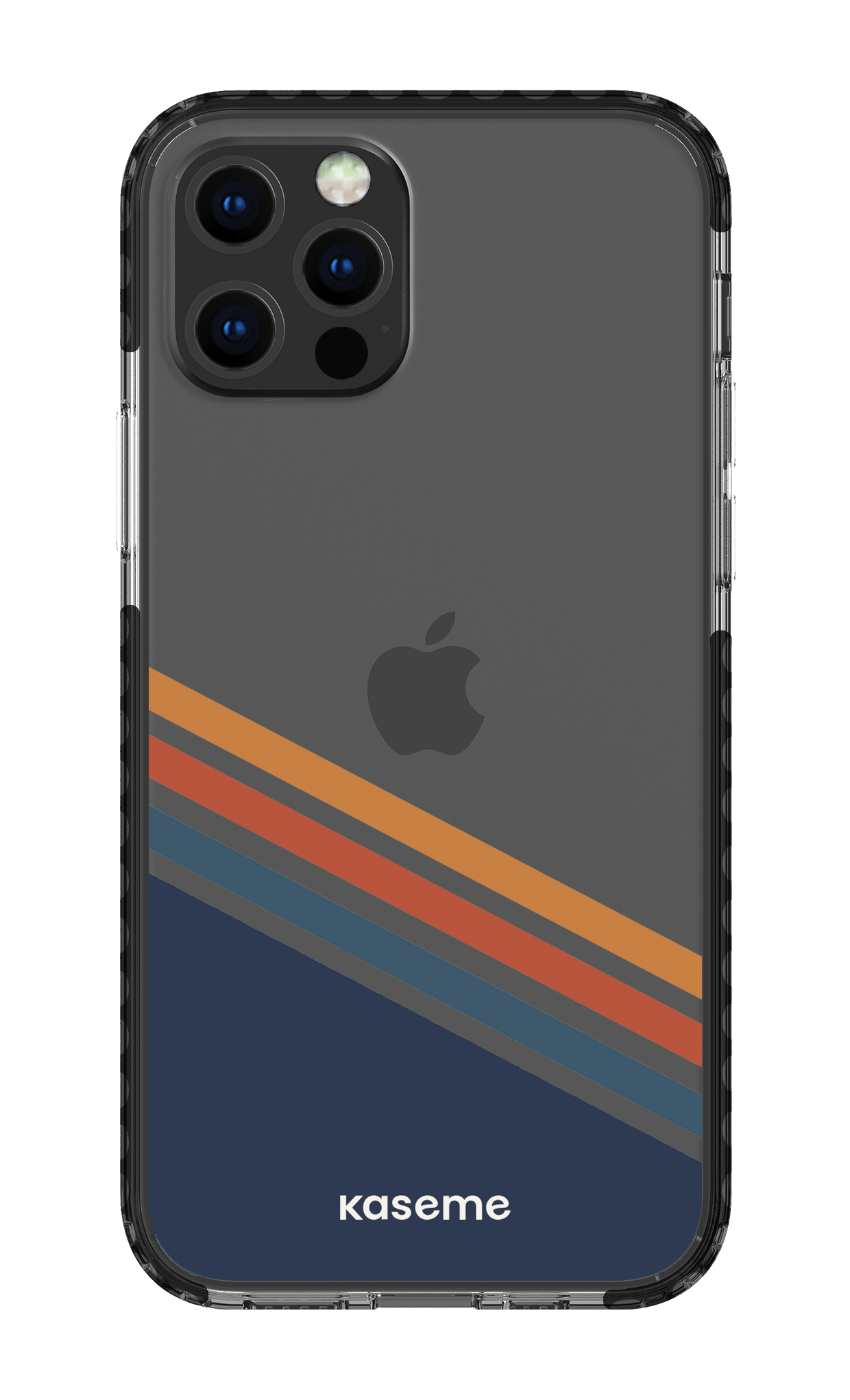 iPhone 12 pro Clear Case Black Bitter Clear Case -